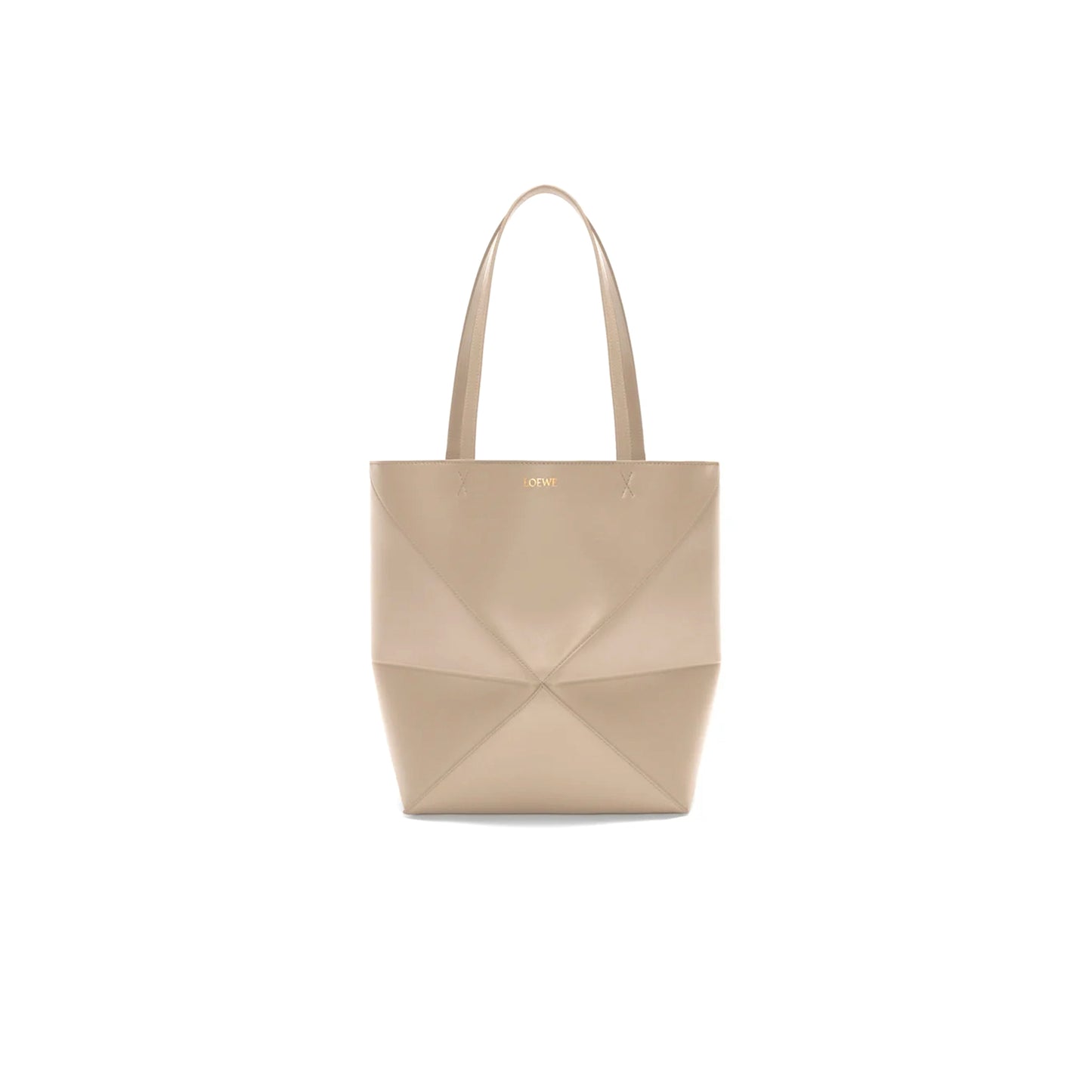 L0ew* medium puzzle fold tote in shiny calfskin a657g50x01 03 (31.5*25.5*14.5cm)