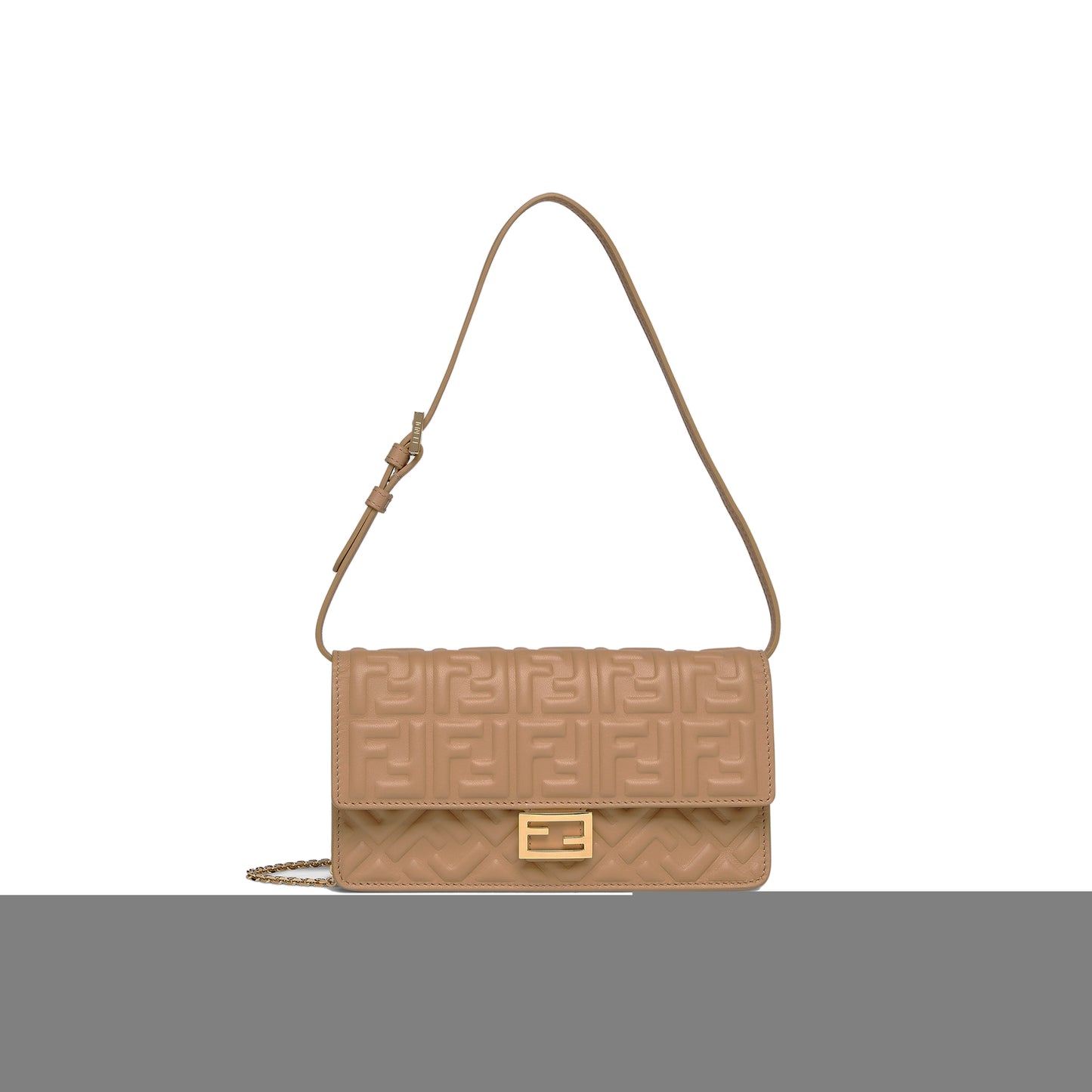 F**di wallet on chain baguette 8m0498aajdf15kr (21*11.5*5cm)