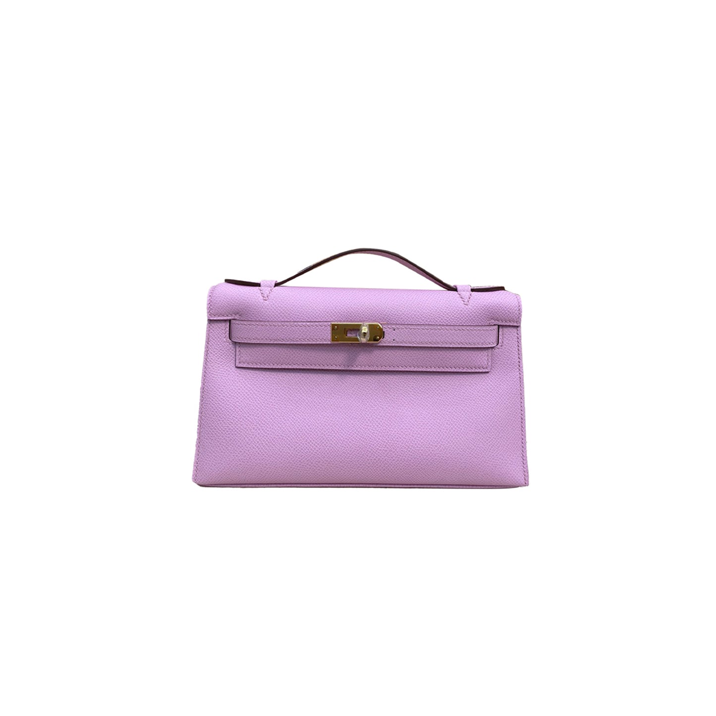 H**mes mini kelly first generation epsom mallow purple (22*14*7cm)