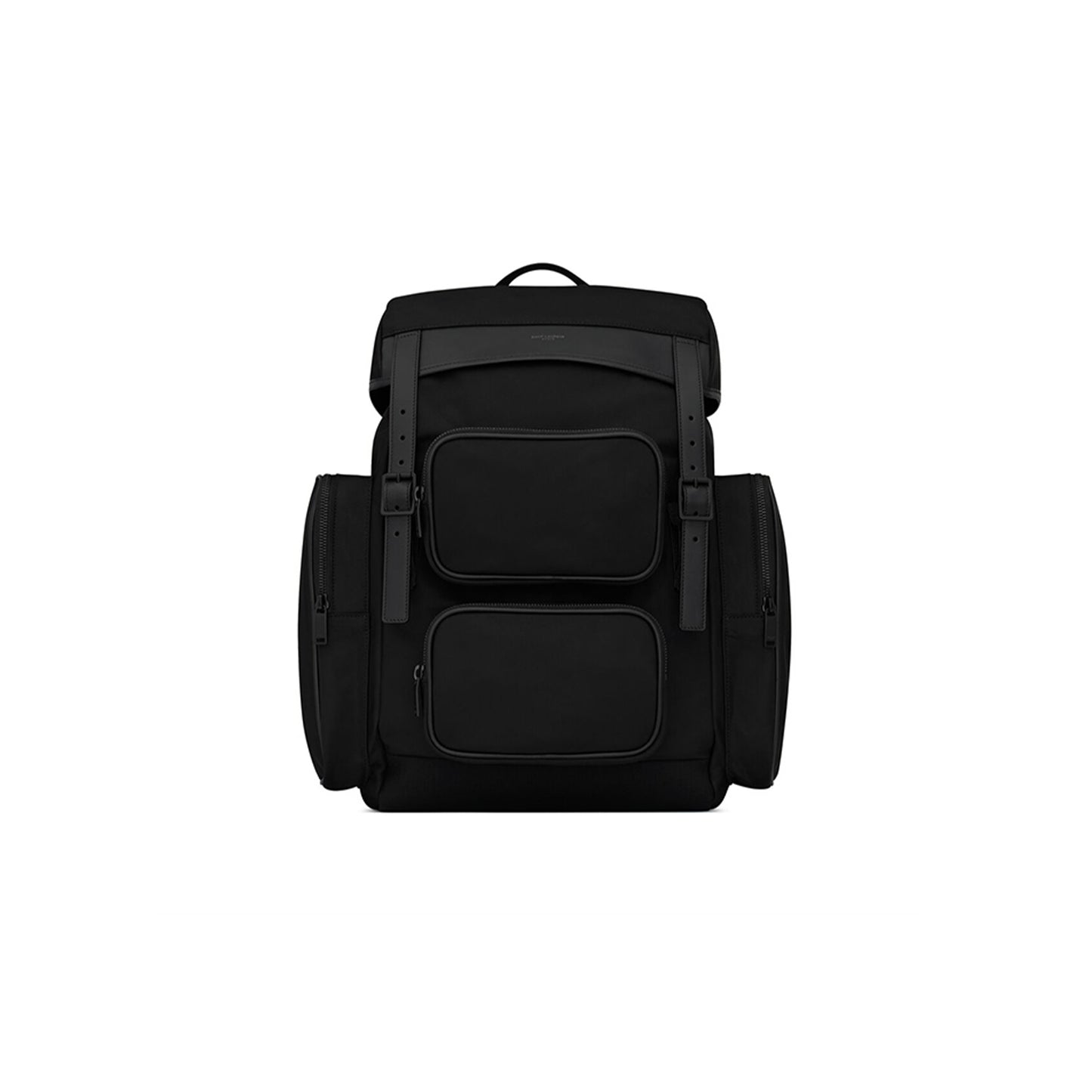 Y*L city multi-pocket backpack in econyl®, smooth leather and nylon 437110faacz1000 (42*34*22cm)