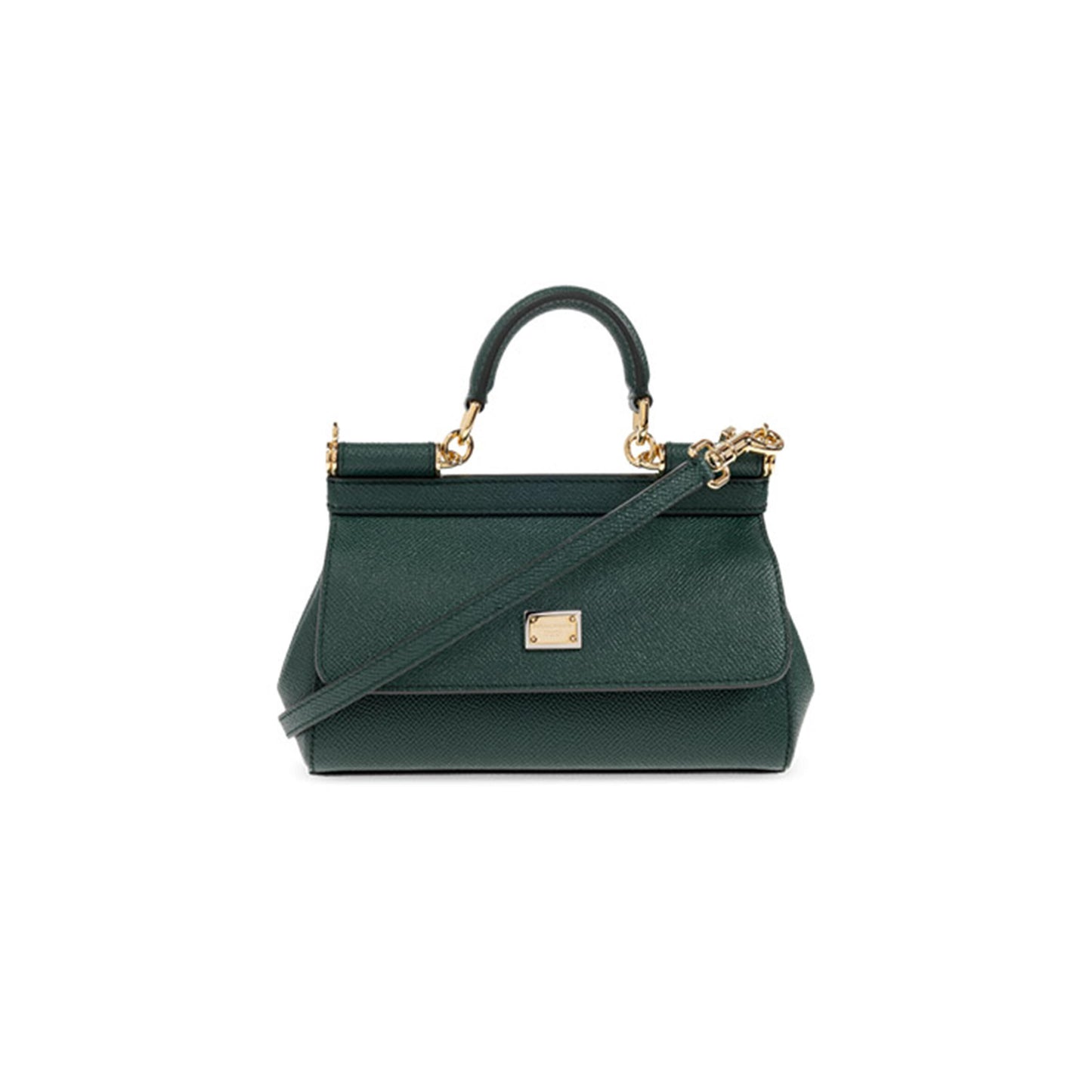 d01ce & Gab*a*a women''s green small sicily tote bag (19*13*6cm)