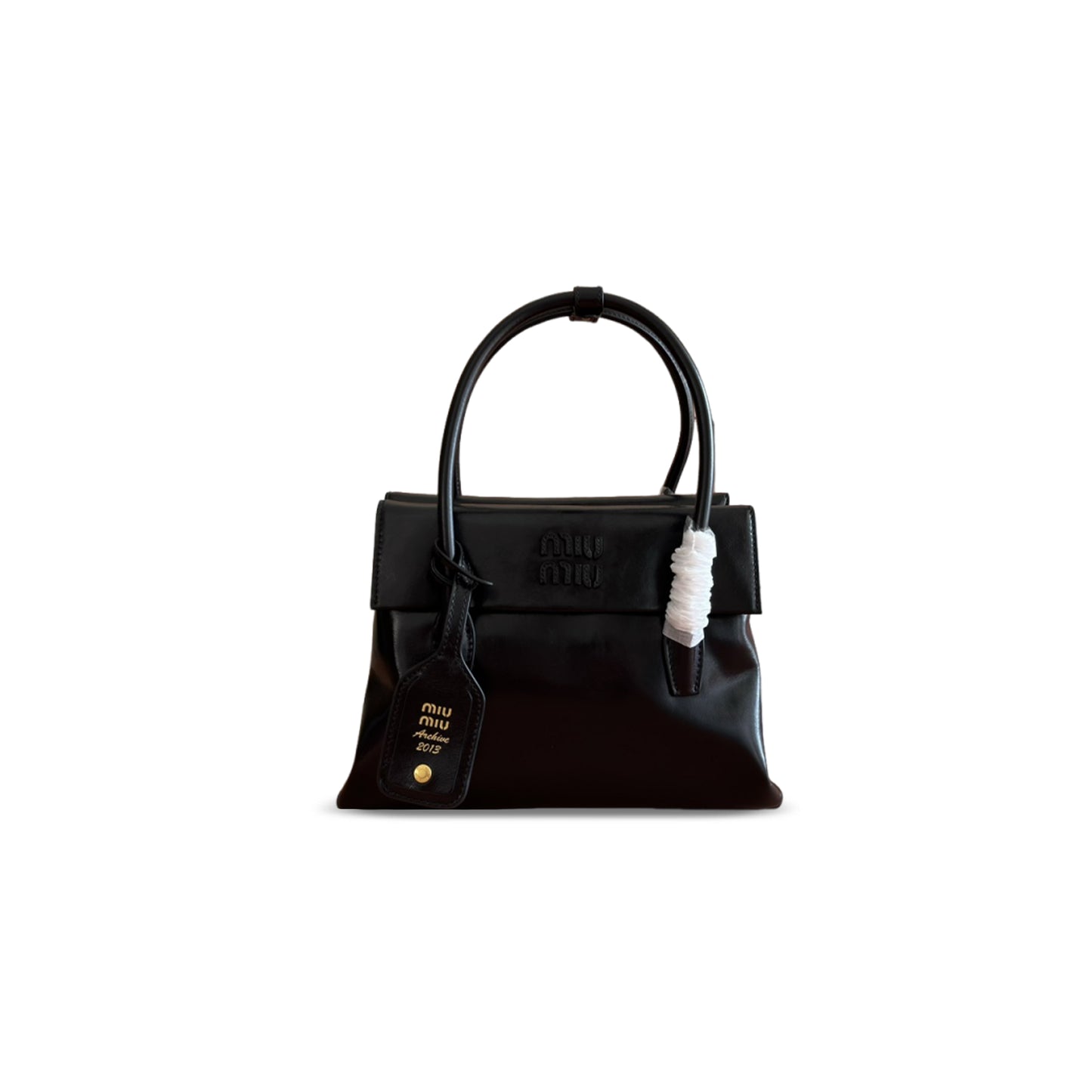 M1v M1v small solitaire shiny leather bag 5ba301 (23*18*10cm)