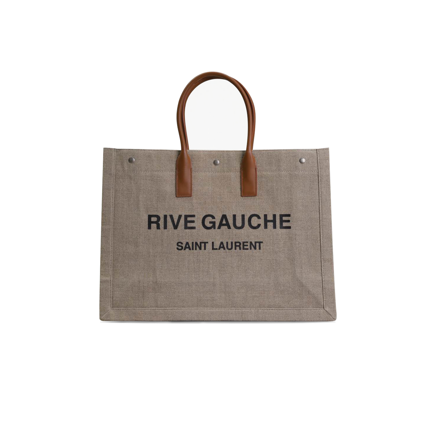 Y*L rive gauche large tote bag in printed canvas and leather snt41735 (48*36*16cm)