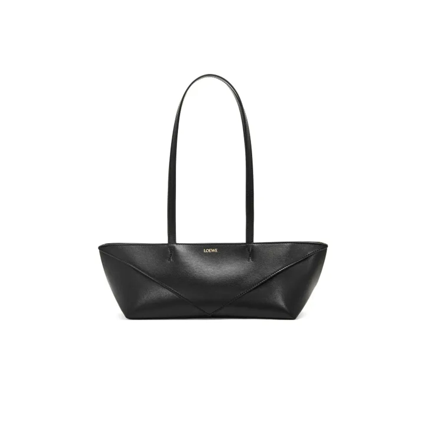 L0ew* cropped puzzle fold in shiny calfskin a779ptex01-1100 (39*12*12cm)