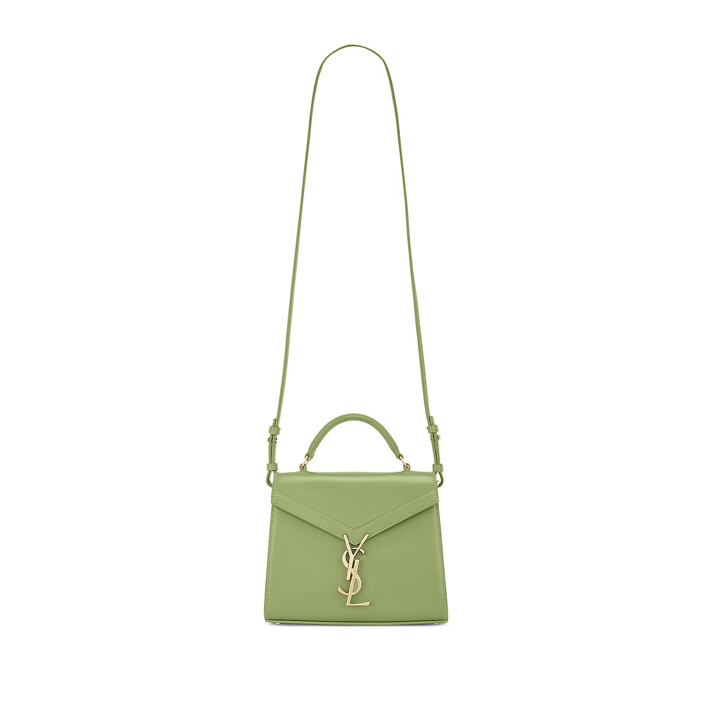 Y*L cassandra mini top handle bag in smooth leather 602716005642 (20*16*7.5cm)