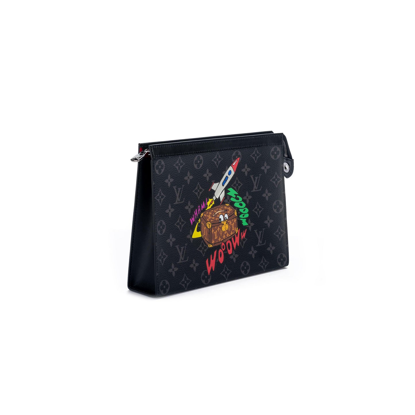 l0*is V*t0n pochette voyage comic trunk monogram eclipse canvas mm m80914 (26*20*5cm)