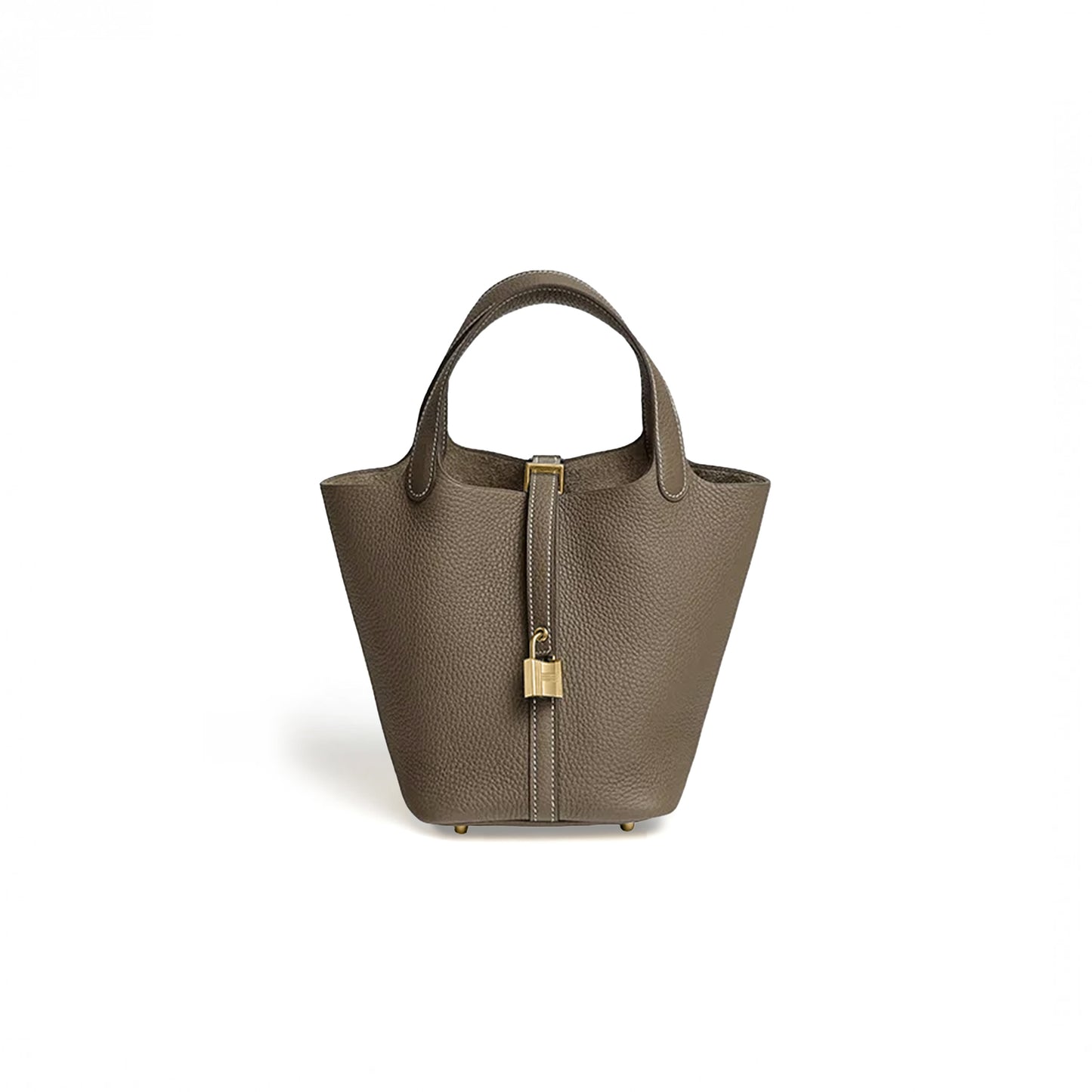 H**mes picotin lock 18 taurillon clemence h056289cc18 (18*18*13cm)