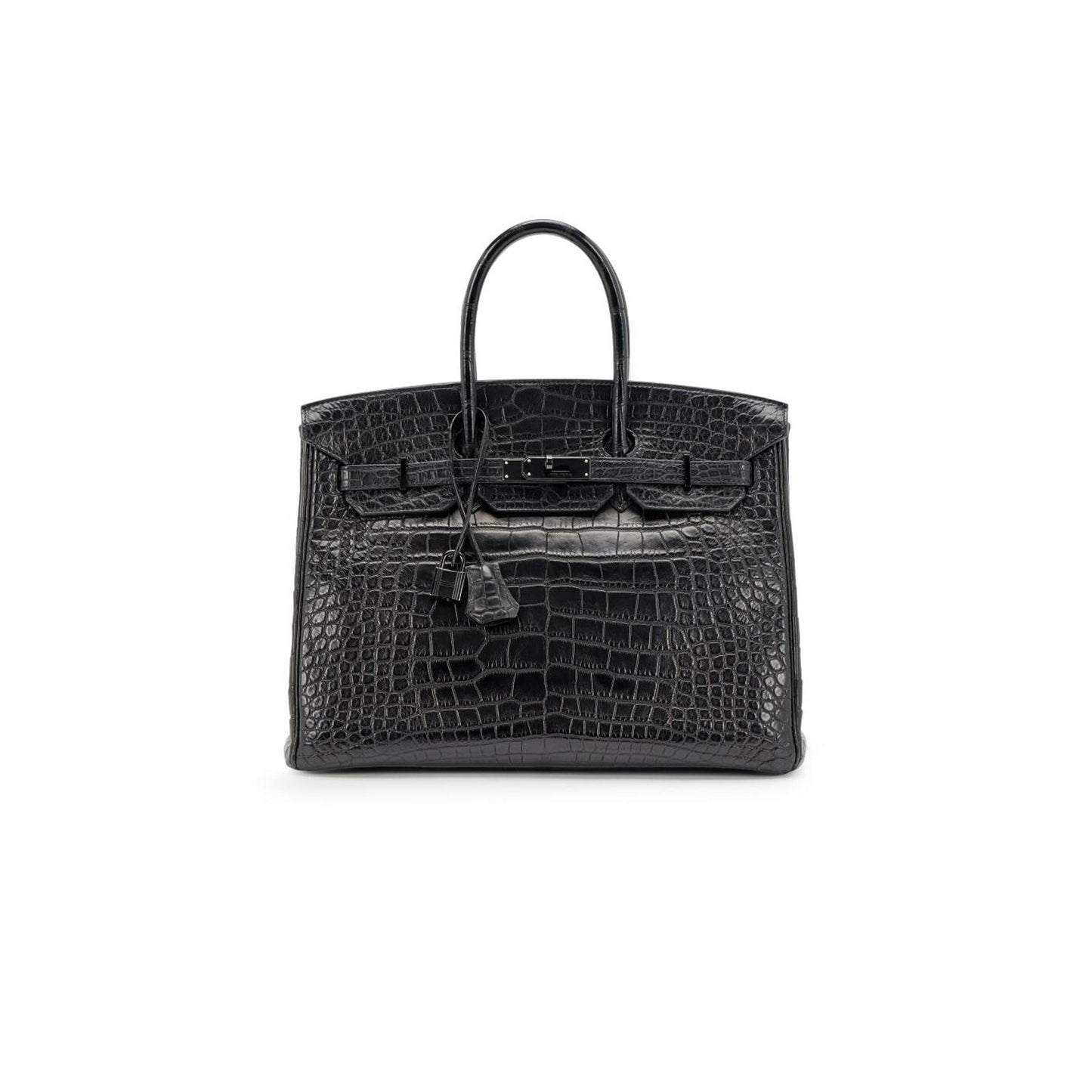 H**mes MASTER BIRKIN 35 SO BLACK MATTE ALLIGATOR (35*25*18cm)