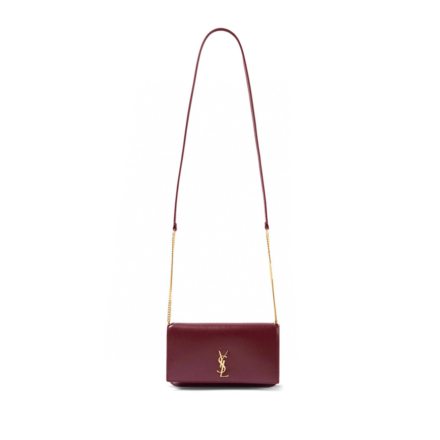 Y*L cassandre phone holder in smooth leather 635095 (18*11*2.5cm)