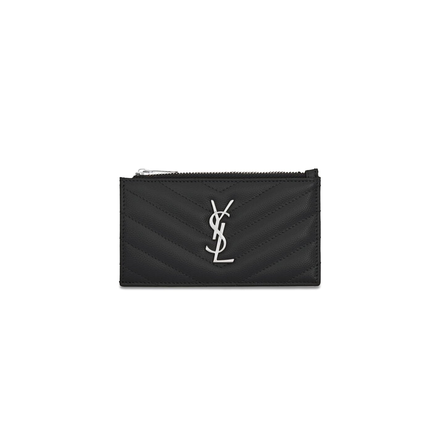 Y*L cassandre matelassÉ fragments card case in grain de poudre leather 607915bow021000 (13*8*2cm)