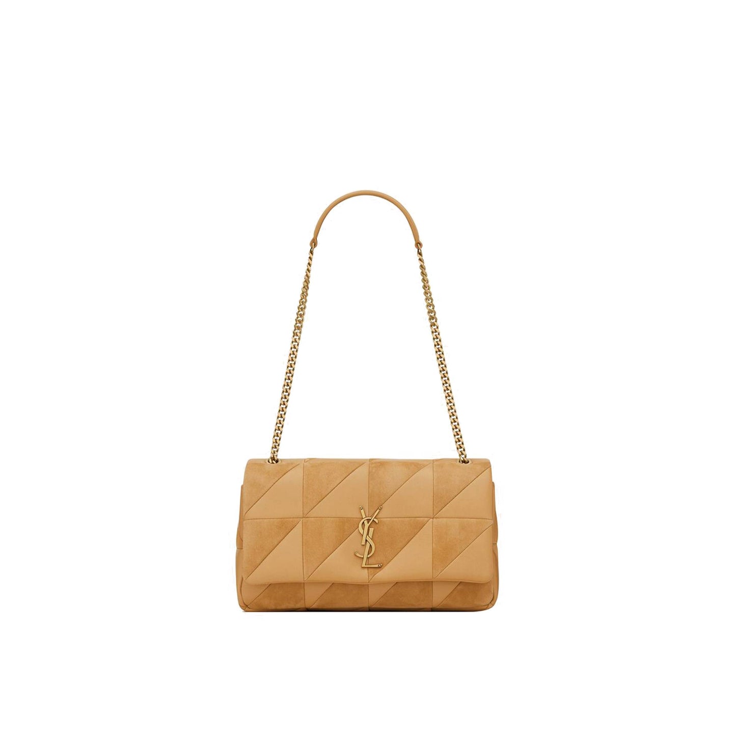 Y*L jamie medium chain bag "carré rive gauche" in lambskin and suede" in lambskin and suede 515821copp77019 (25*15*7.5cm)