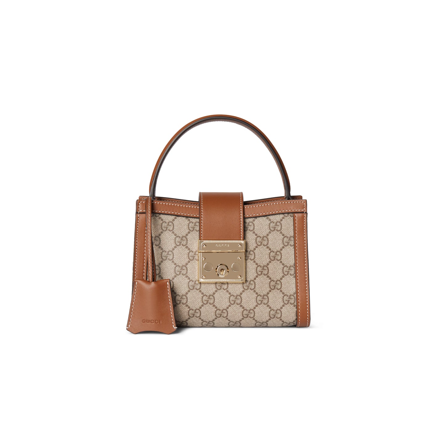 G*u*i padlock small top handle bag 841653 (20*13.5*8cm)
