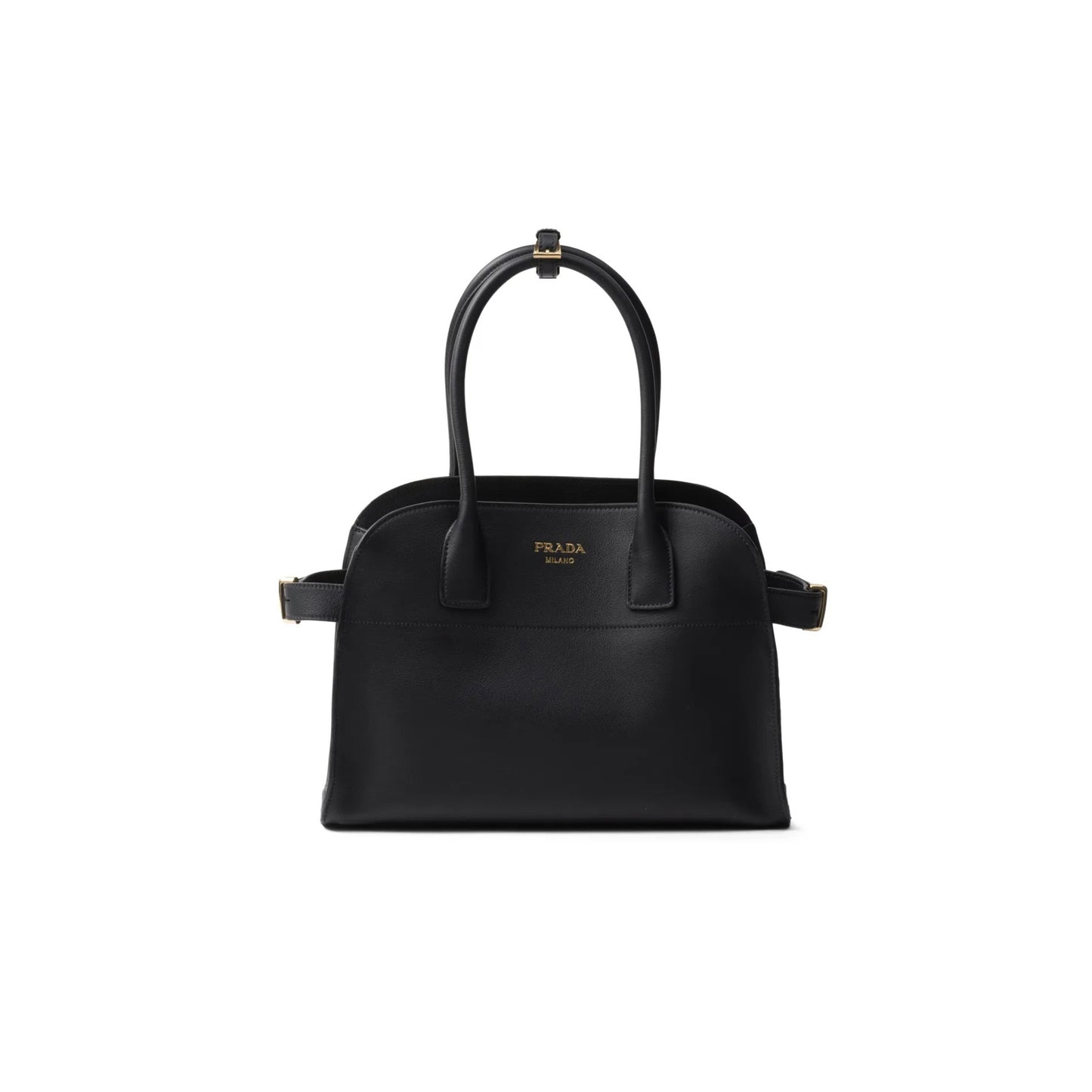 Pra*a medium leather tote bag 1bg517 (35*25*18cm)