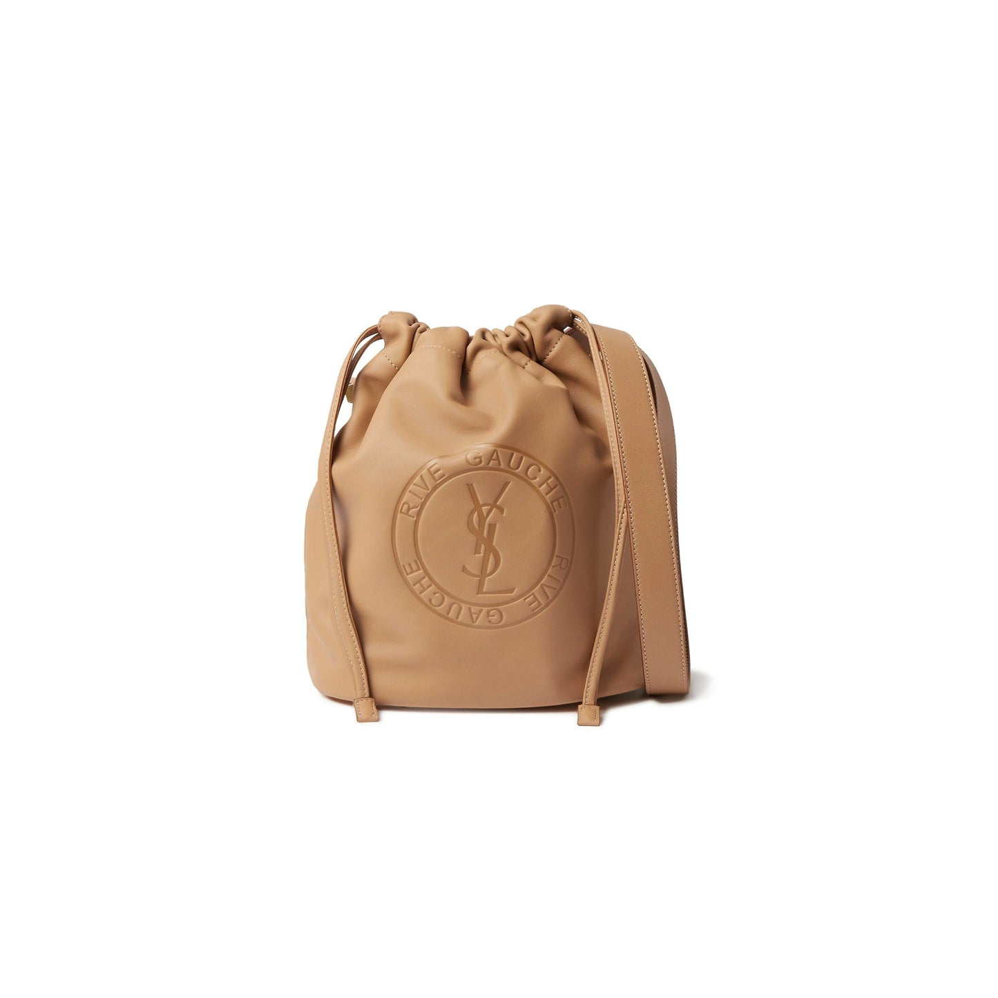 Y*L rive gauche laced bucket bag in leather 710261325688 (21*23*14cm)