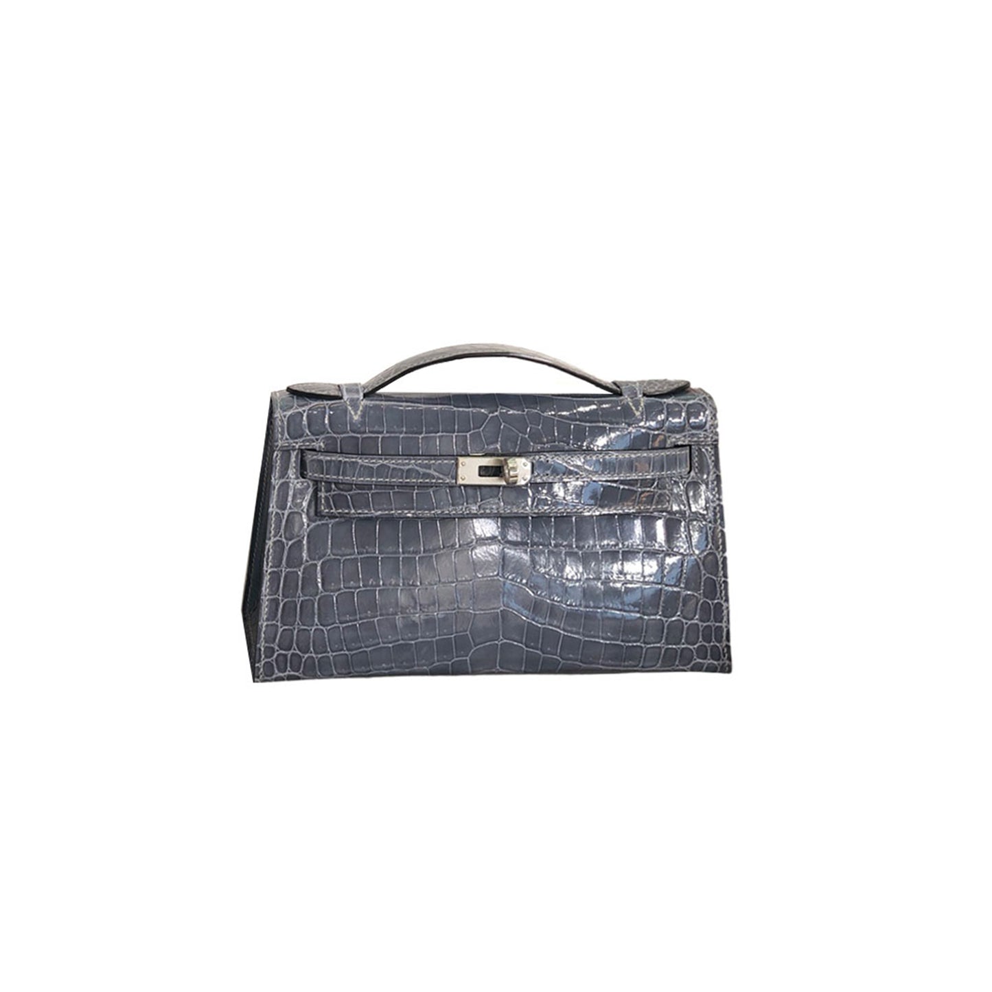 H**mes master mini kelly pochette crocodile (22*14*7cm)