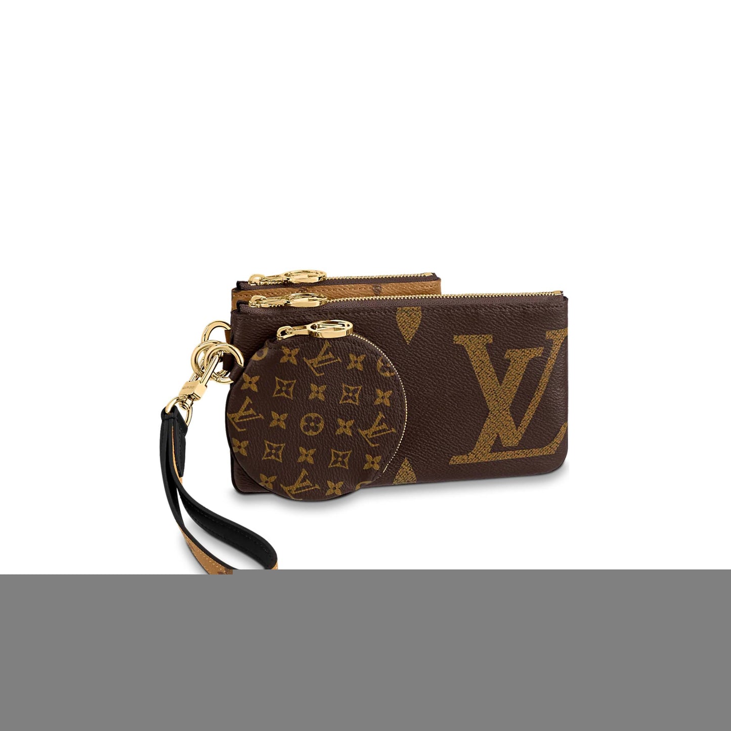 l**is V*t*n trio pouch m68756 (19.5*11.5*3cm)
