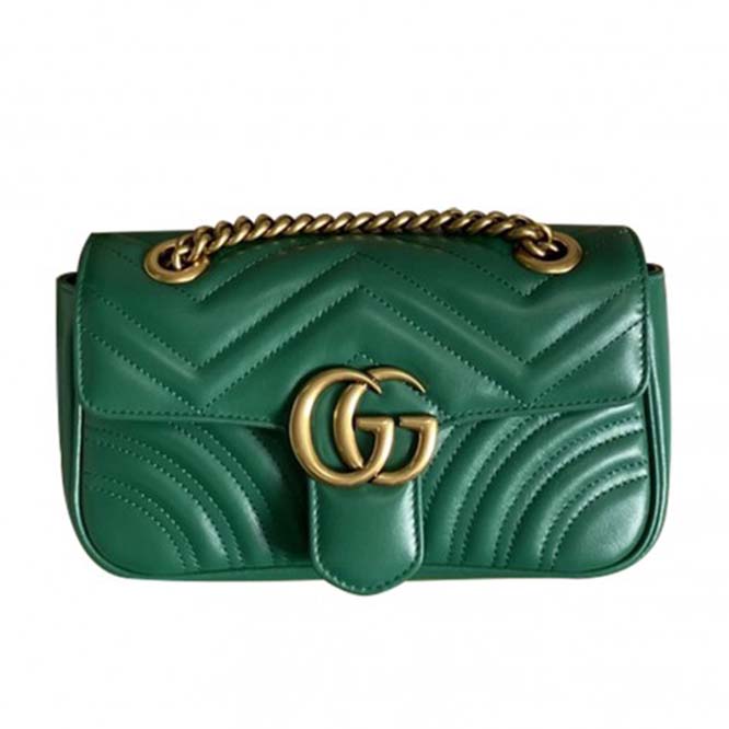 G*u*i marmont matelassÉ mini bag 446744 dtdit (23*14*6cm)