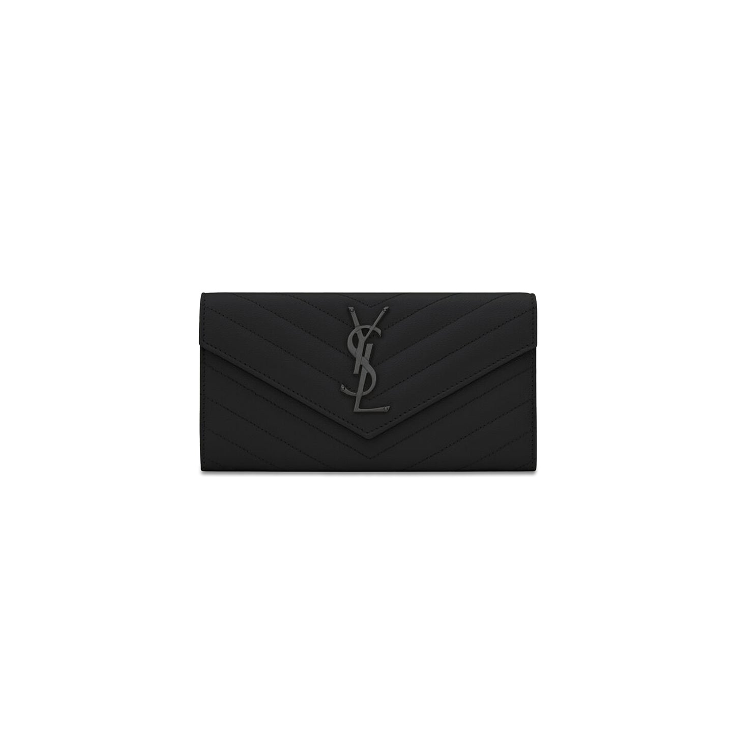 Y*L cassandre matelassÉ large flap wallet in grain de poudre leather 372264bow081000 (19*11*3cm)