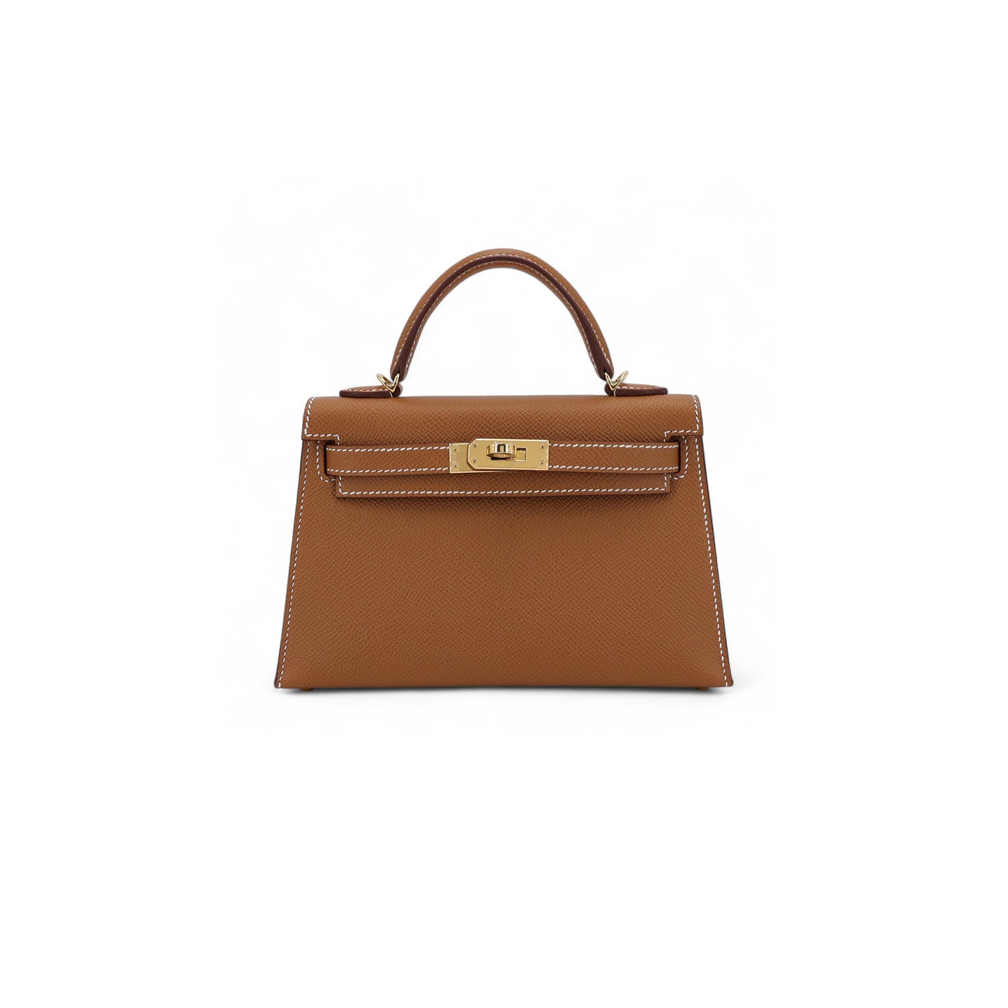 h**mes mini kelly second generation G01den brown gold epsom (19*12*5.5cm)