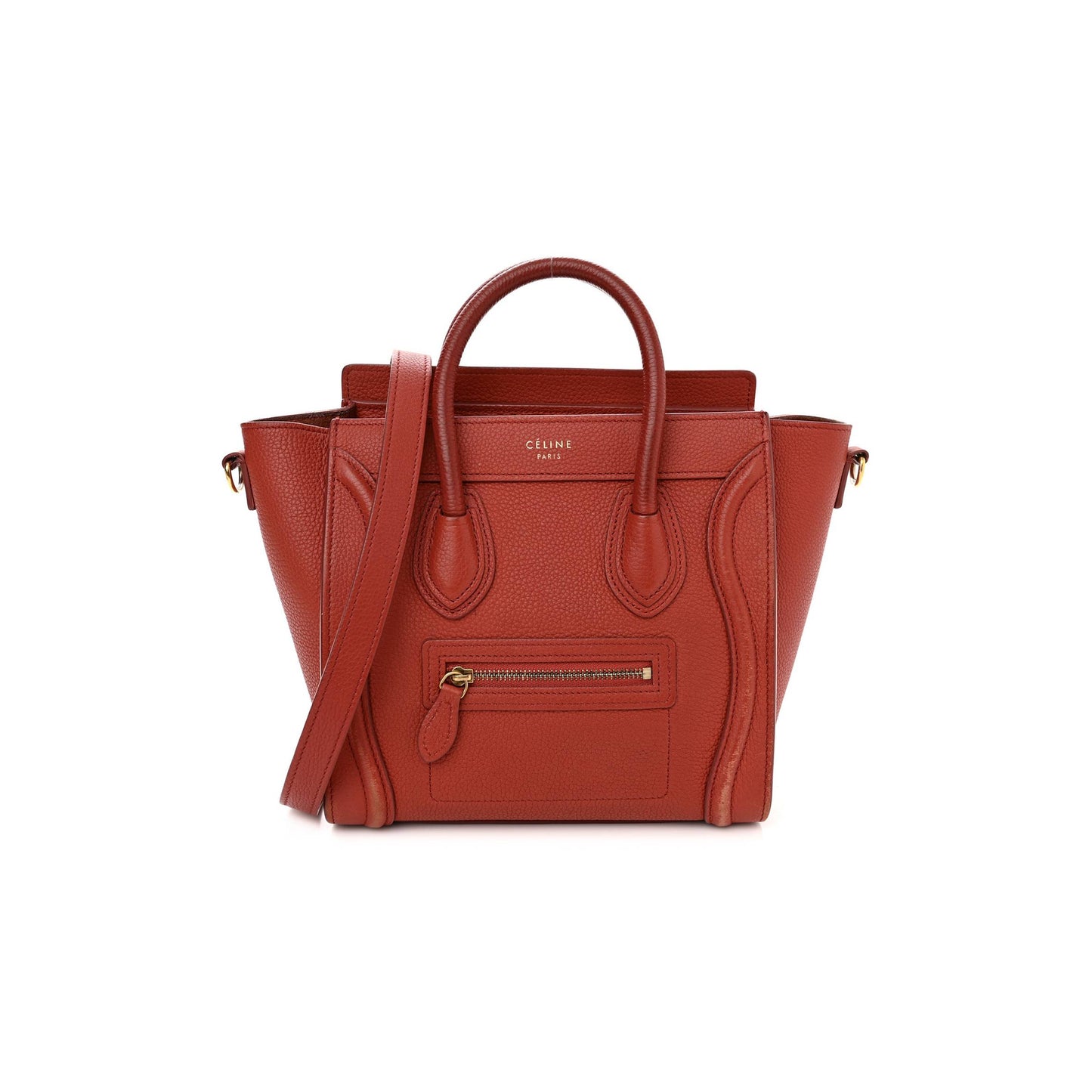 ce**e drummed calfskin nano lU*gage red (20*20*10cm)