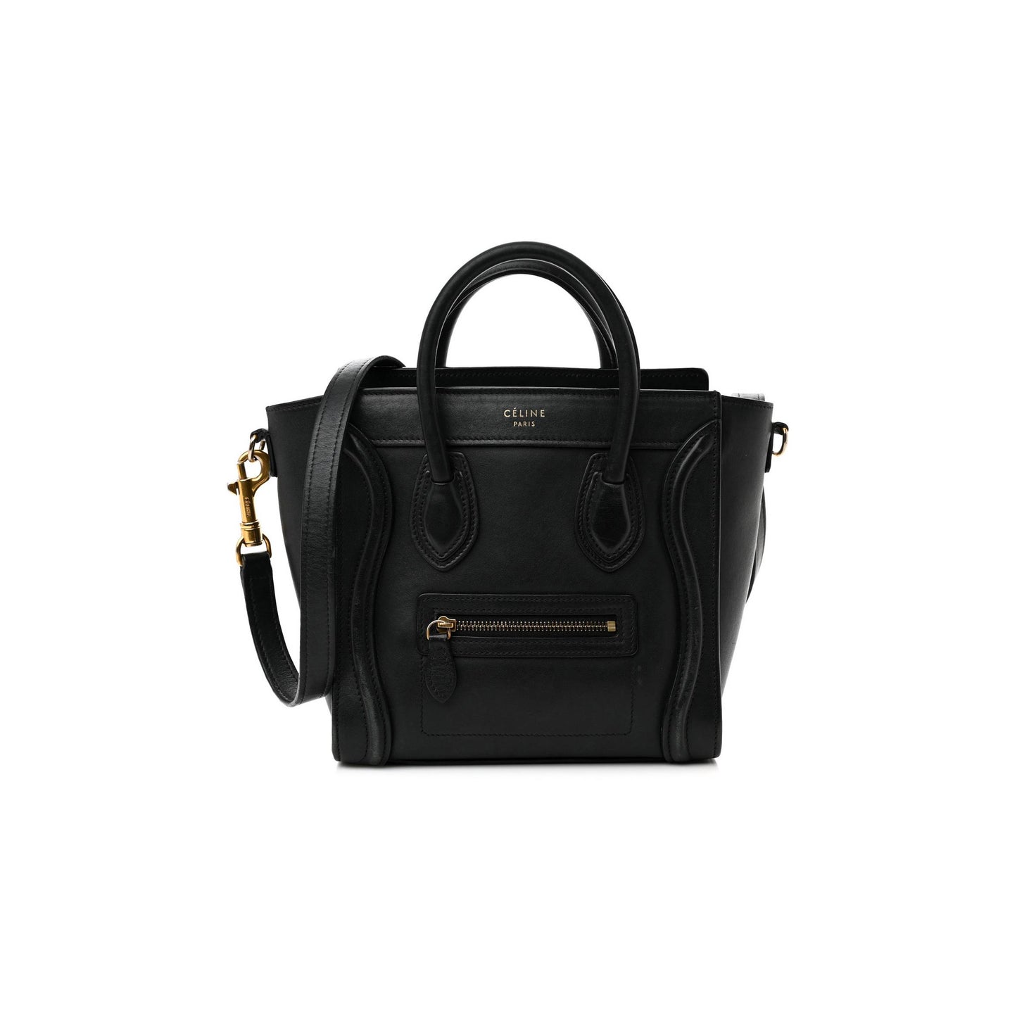 ce**e smooth calfskin nano lU*gage black (20*20*10cm)