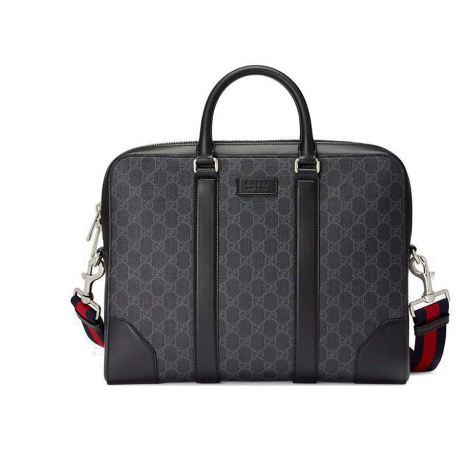 G*u*i gg black briefcase 474135 (36*28*7cm)