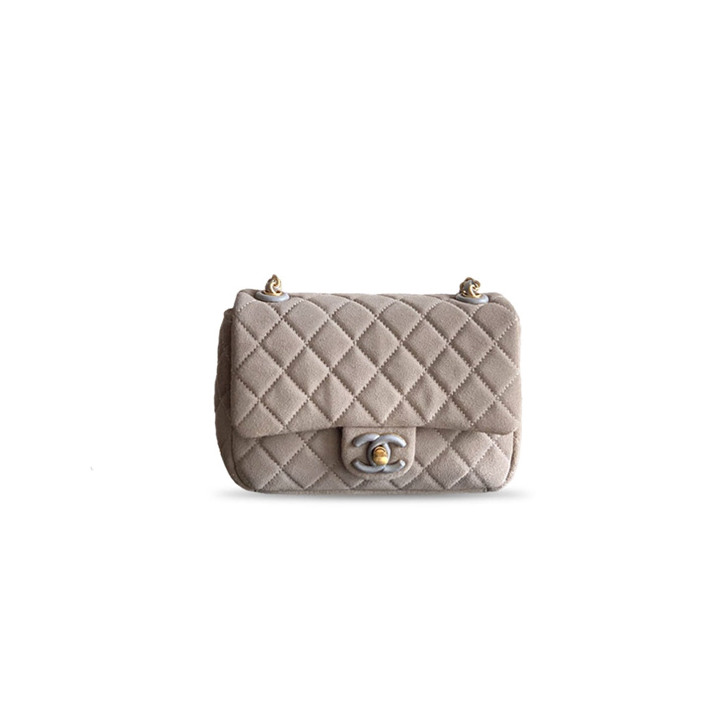 Ch**el 26c suede cf small bag as5989 (20*14*6cm)