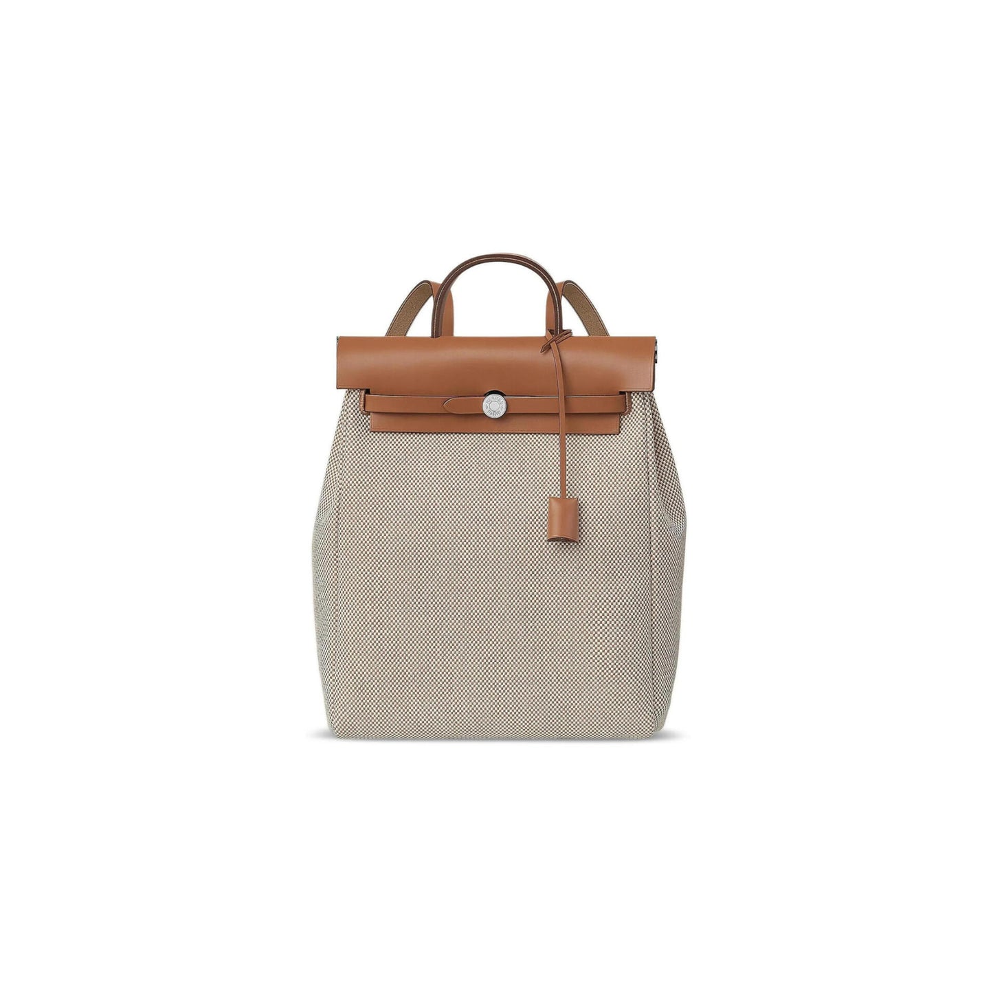 H**mes HERBAG A DOS ZIP BACKPACK CANVAS AND LEATHER H077782CKAB (38*29*11cm)