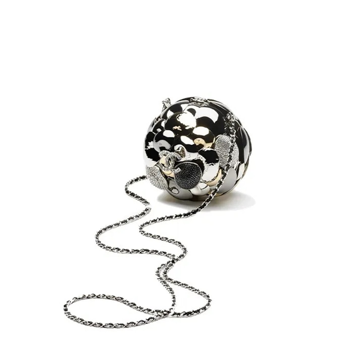 Ch**el sphere minaudiere in strass as4509 (9*9*9cm)