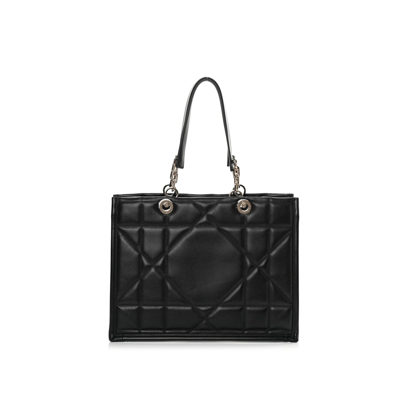 D*or calfskin archicannage medium essential tote black (36*27*17.1cm)