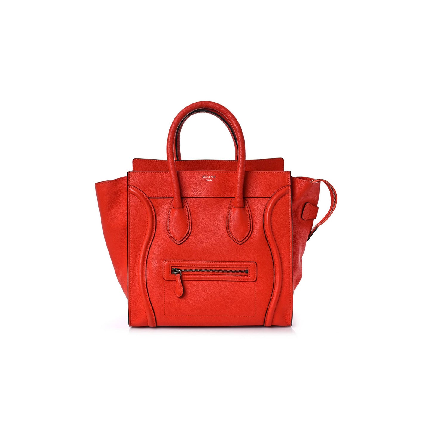 ce**e drummed calfskin mini lU*gage vermillion (30*30*18cm)