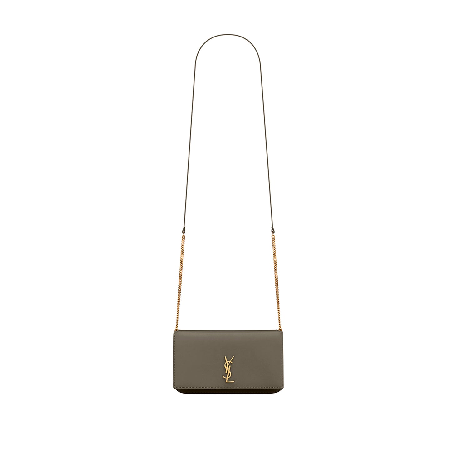 Y51 cassandre phone holder in smooth leather 6350950u40j3212 (18.5*11*2.5cm)