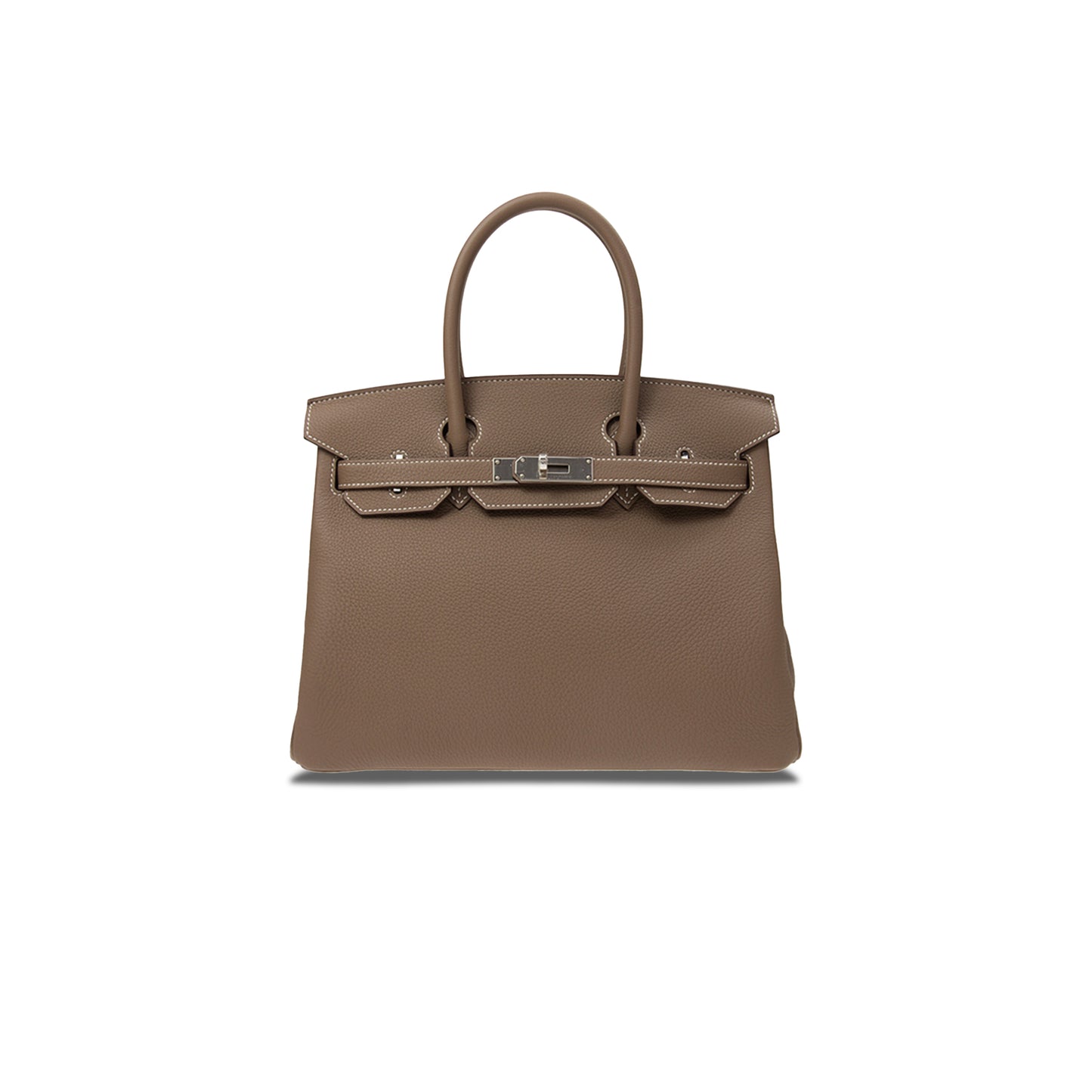 H**mes master birkin 30 elephant grey handbag bk3018tgss (30*23*15cm)