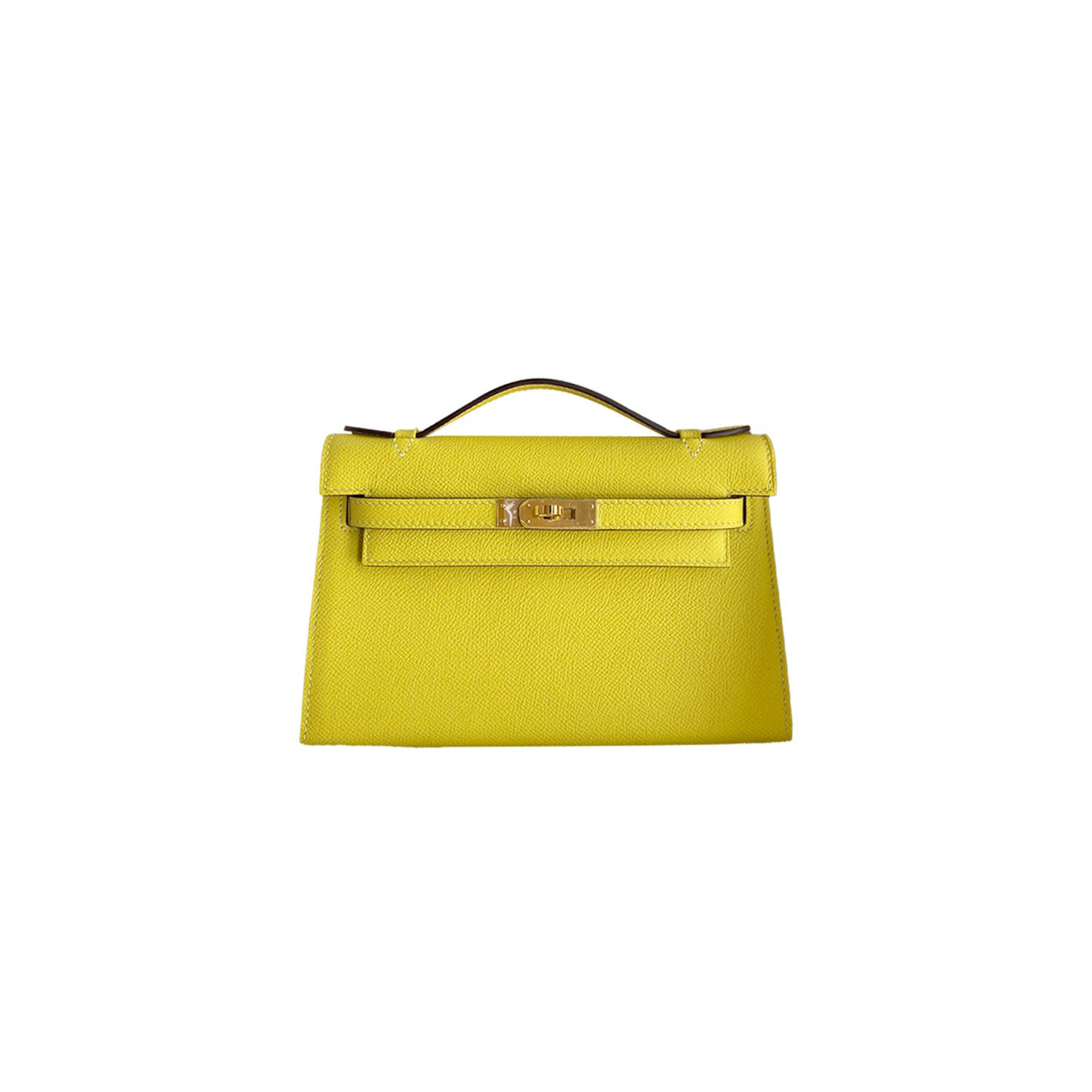 H**mes master mini kelly first generation epsom lemon gold buckle (22*14*7cm)