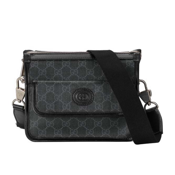 G*u*i messenger bag with interlocking&g 674164 92thn 1000 īŧ21*16.5*8cmīŧ
