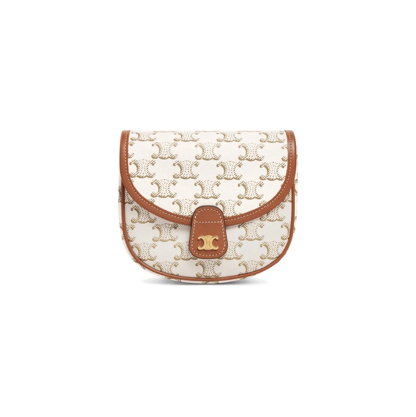 Ce**e mini besace in triomphe canvas and calfskin 196702bzj.01bc (15*11*4cm)
