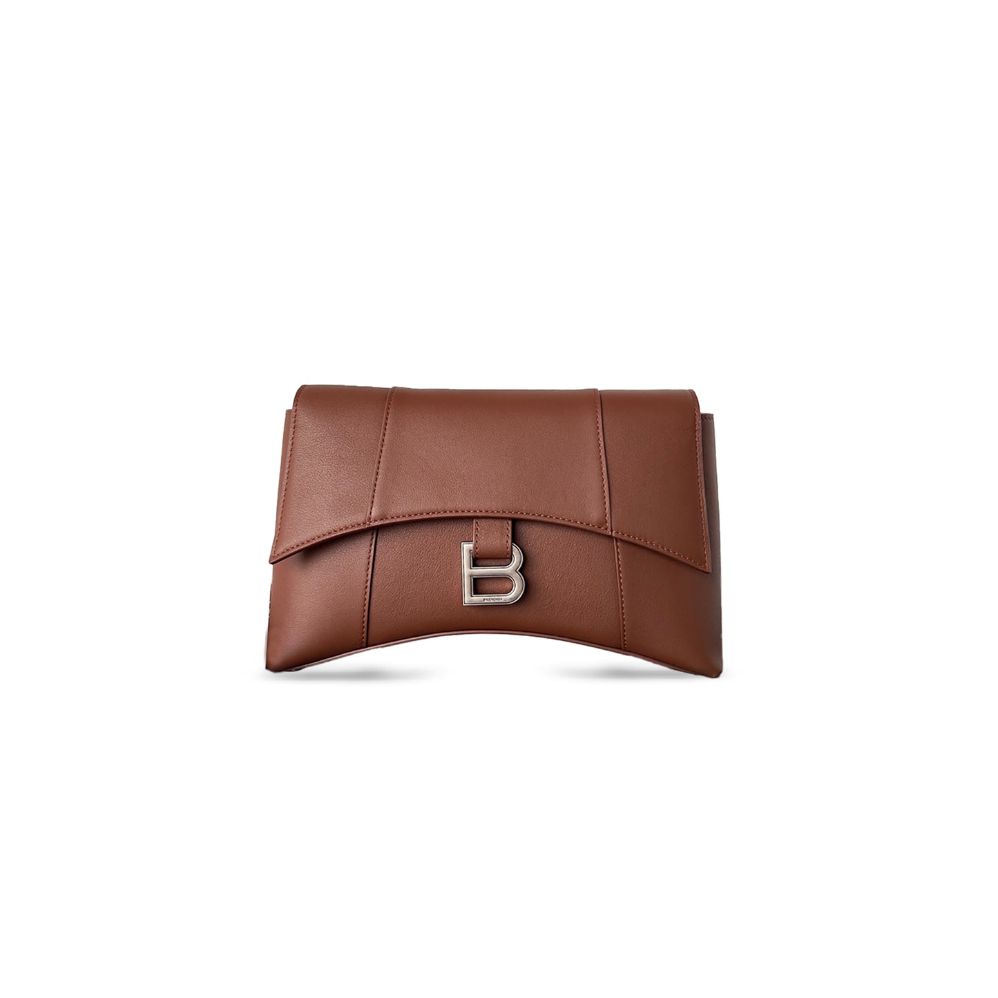 Ba*len*cia*ga small down town shoulder bag in brown 6164461sxhy3000 (25.4*16*8.4cm)