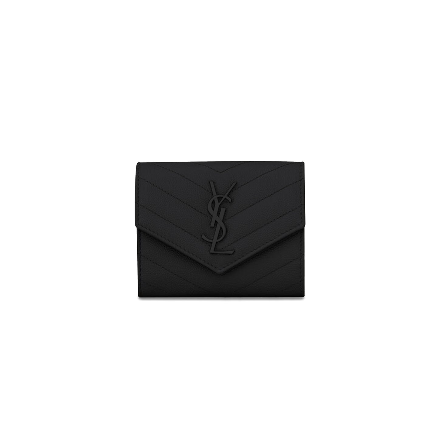 Y*L cassandre matelassÉ compact tri fold wallet in grain de poudre leather 403943366520 (12.5*10*2.5cm)