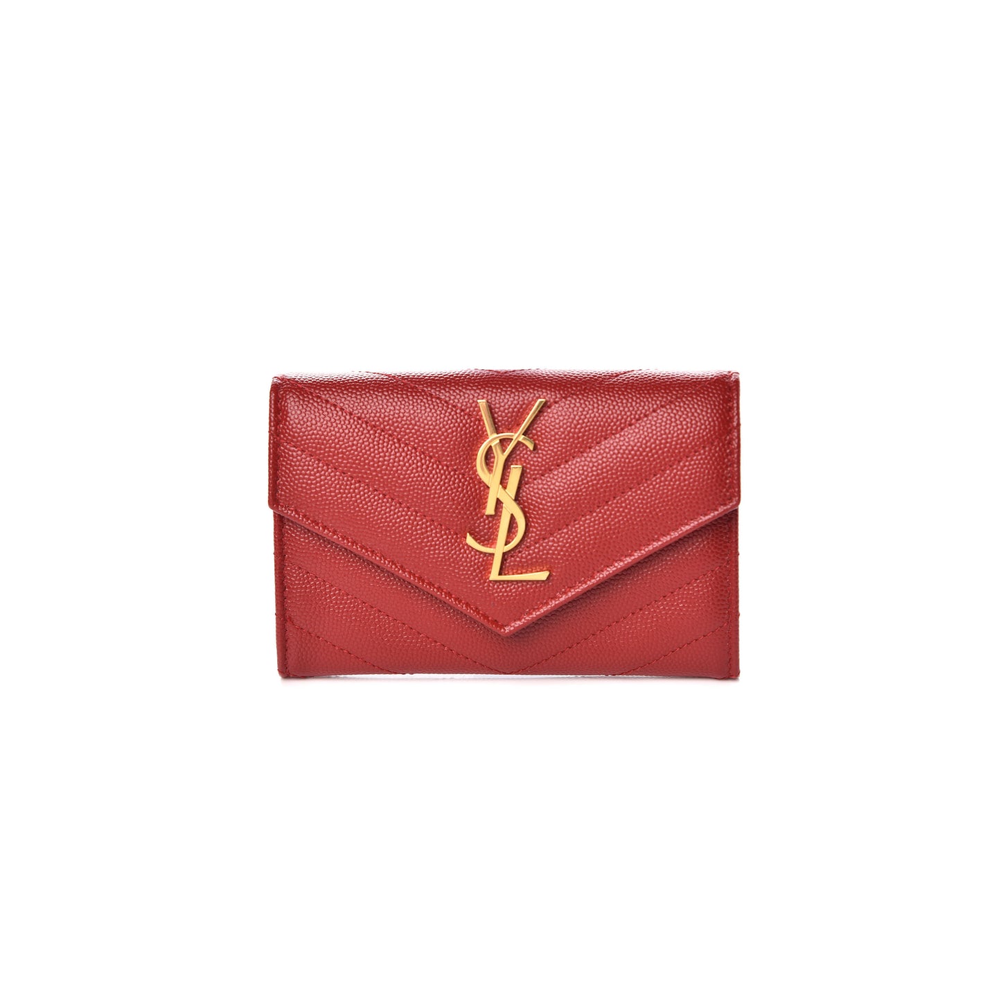 Y*L cassandre matelassÉ small envelope wallet in grain de poudre leather 414404358527 (13.5*9.5*3cm)