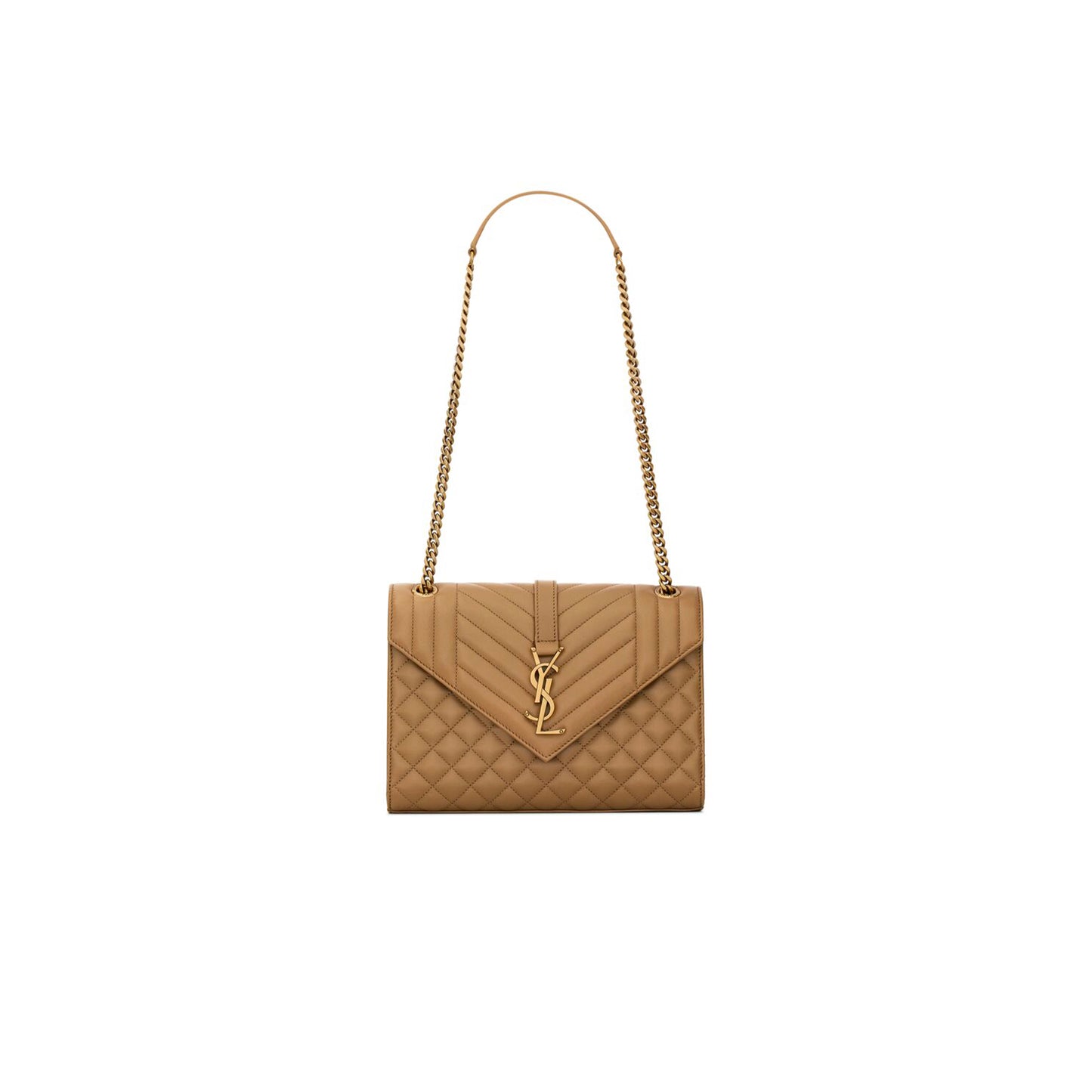 Y*L envelope medium in matelassÉ lambskin 600185aact72760 (24*17.5*6cm)