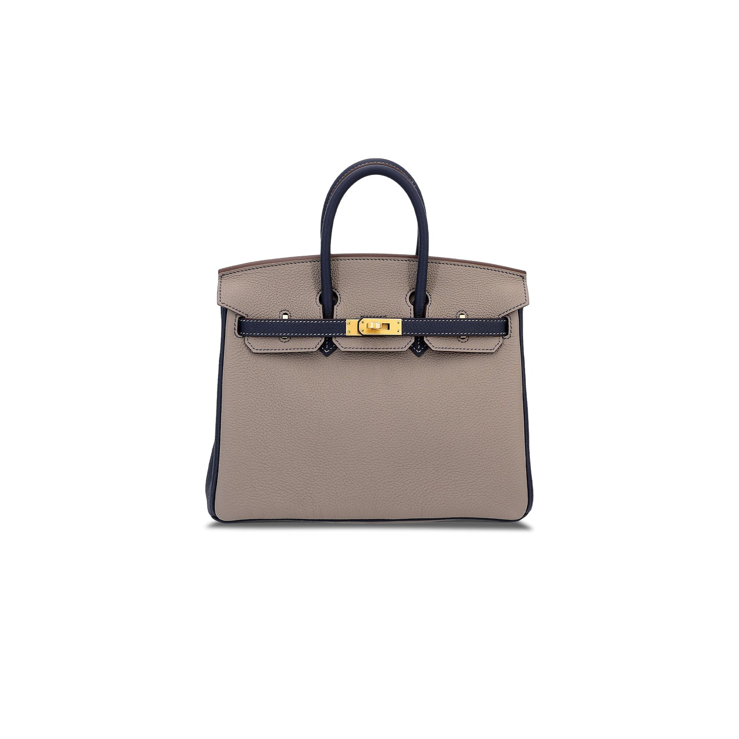 H**mes birkin 30 hss chevre ck18 elephant grey bag 7597206287 (30*23*15cm)