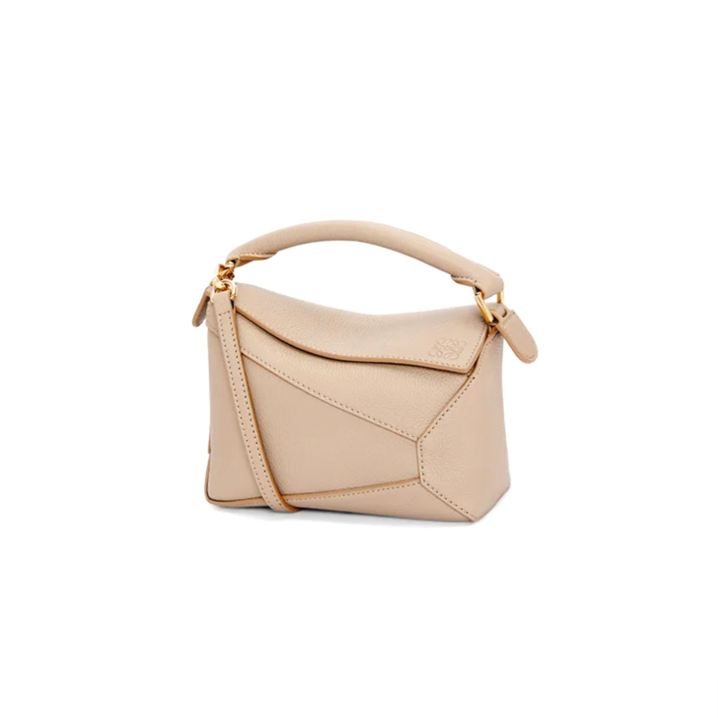L0ew* mini puzzle edge bag in soft grained calfskin a510p60x30-2150 (18*12.5*8cm)