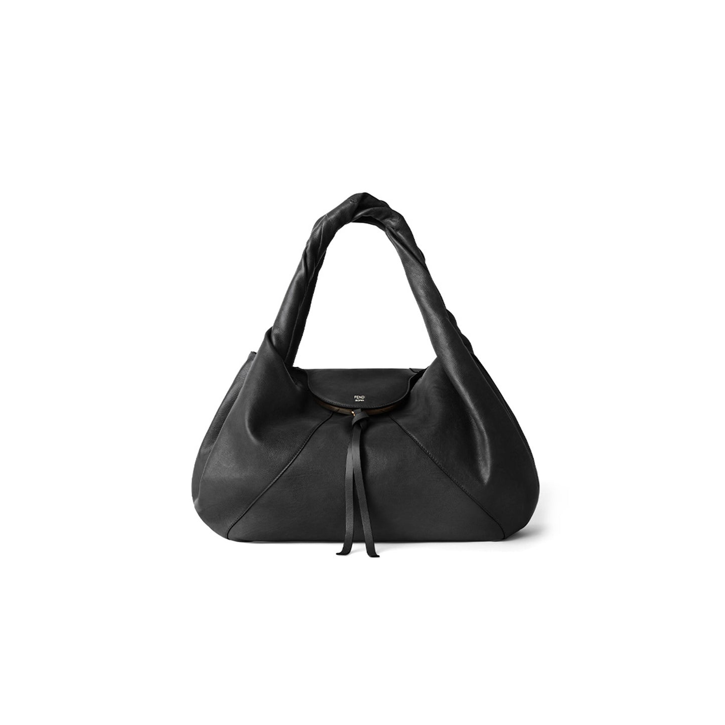 F**di spy black leather bag 8br839ayctf0kur (48*22*20cm)