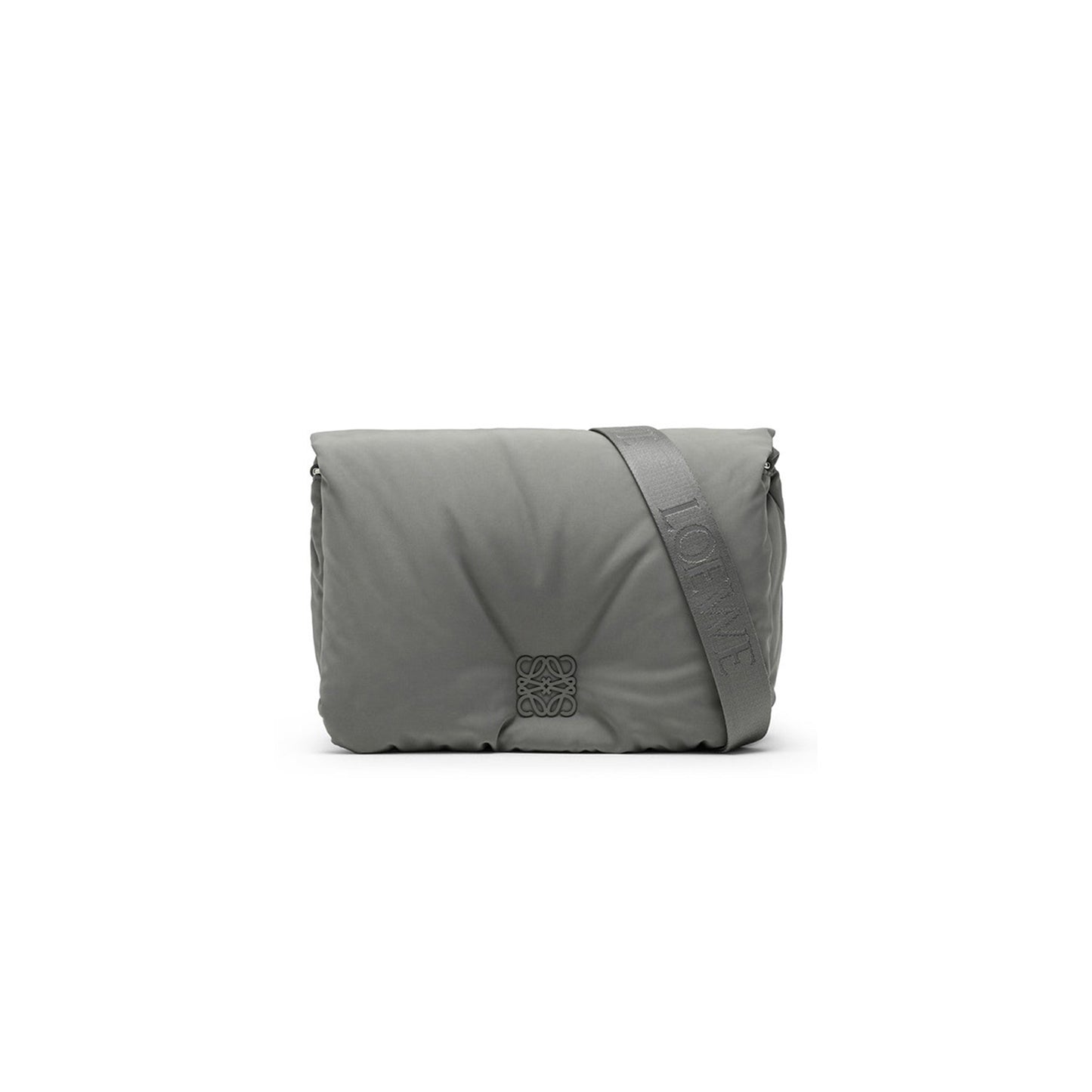 L0ew* goya asphalt nylon puffer bag men b896g22x01ny (30*20.5*10cm)