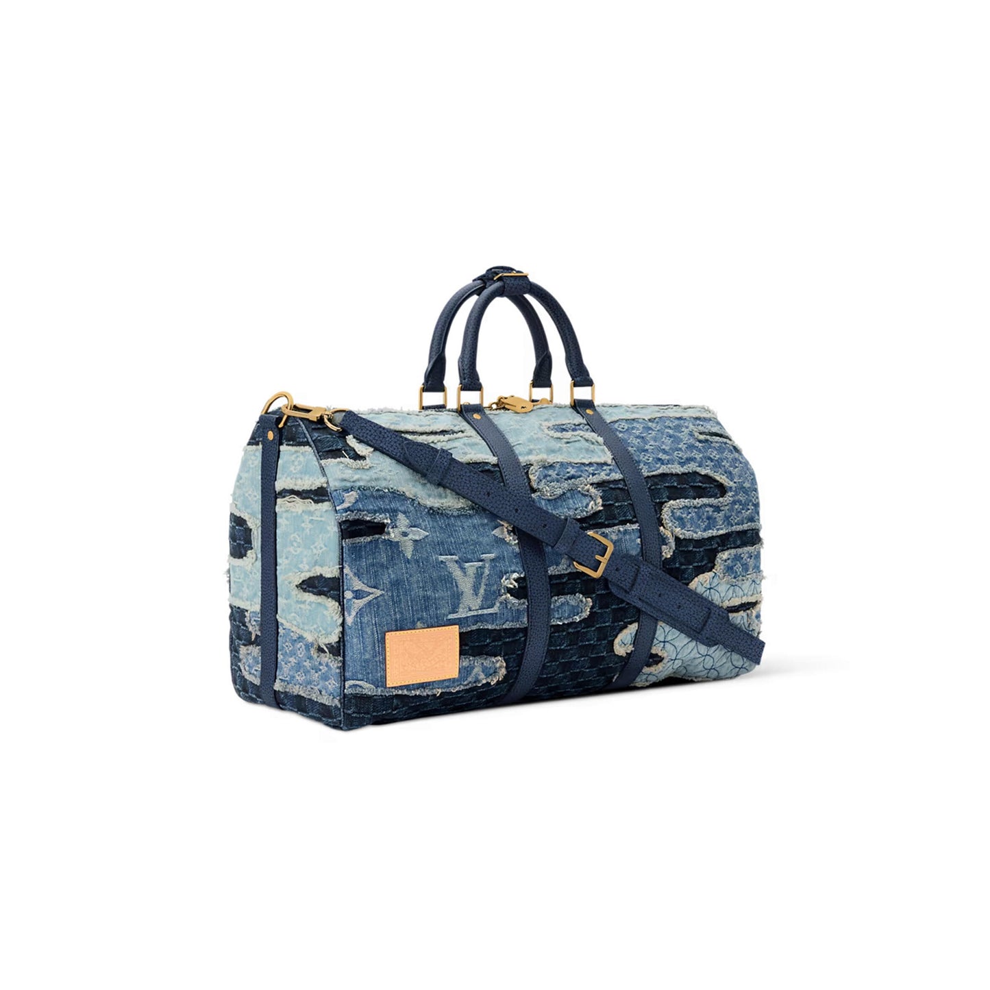l0vis Vvtt0n denim keepall bandouliÈre 50 m26117 (50*29*23cm)