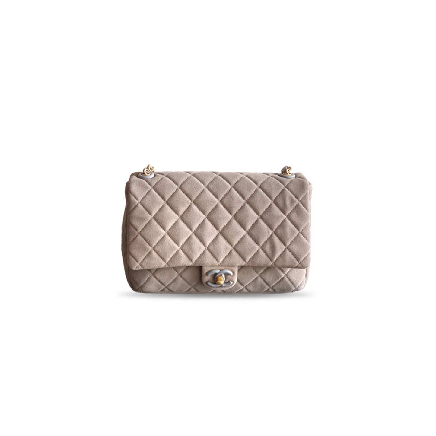 Ch**el 26c suede cf large bag as5989 (26*18*7cm)