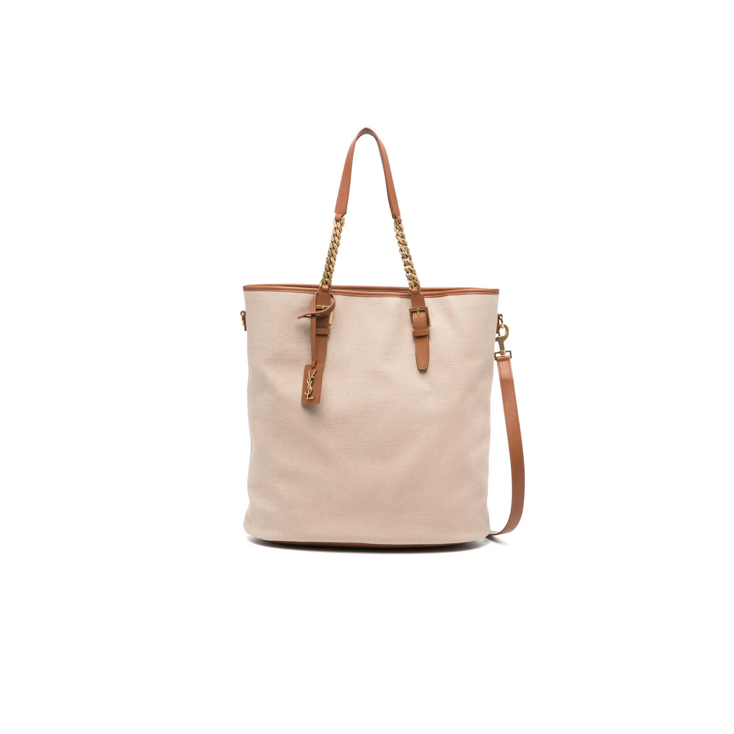y*l laurent shopping tote bag in desert dust&bR1ck 781302fac7t (36*38*15cm)