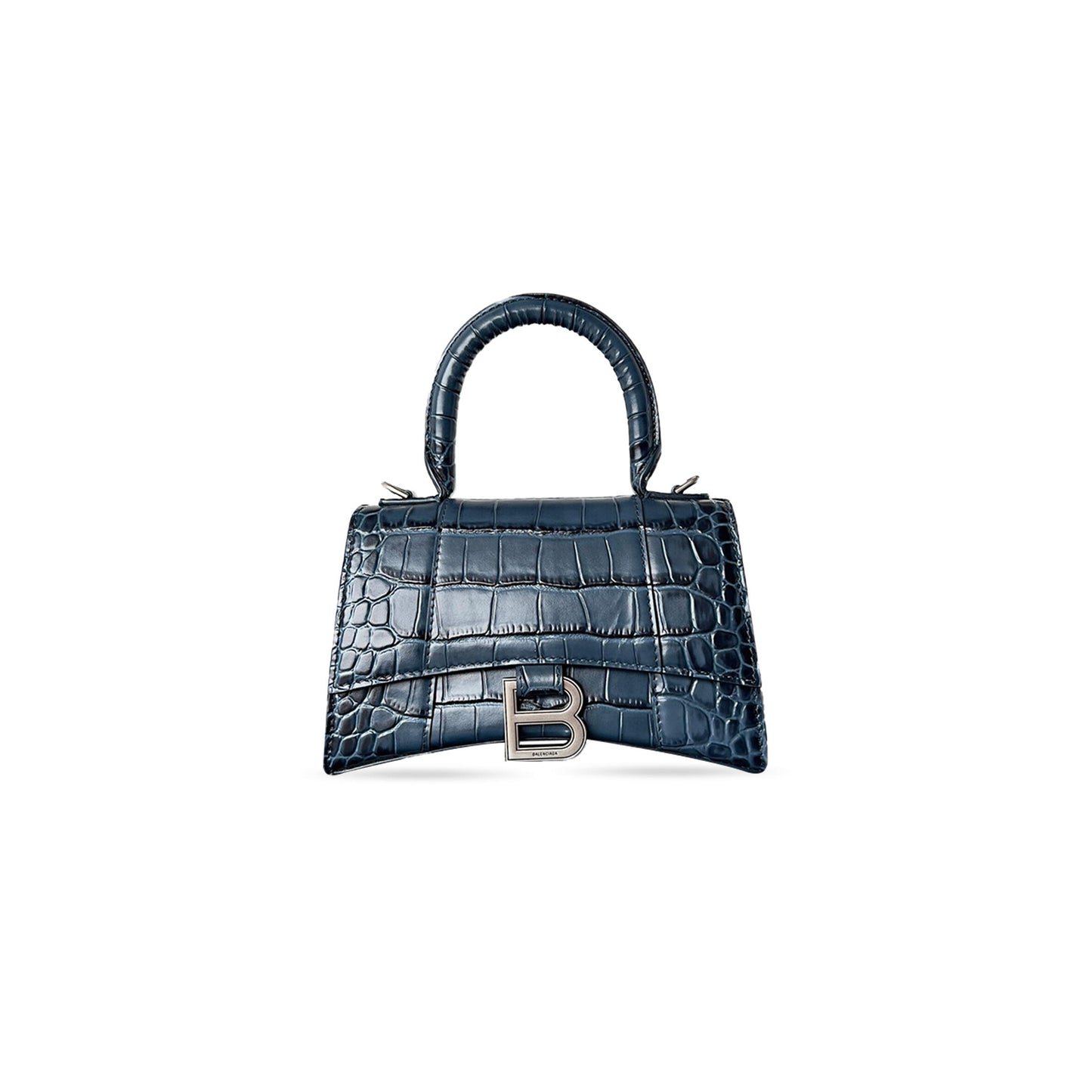 Ba1en*iaga women''s hourglass handbag xs in blue 5928331lrvm1011 (18.8*13*7.9cm)