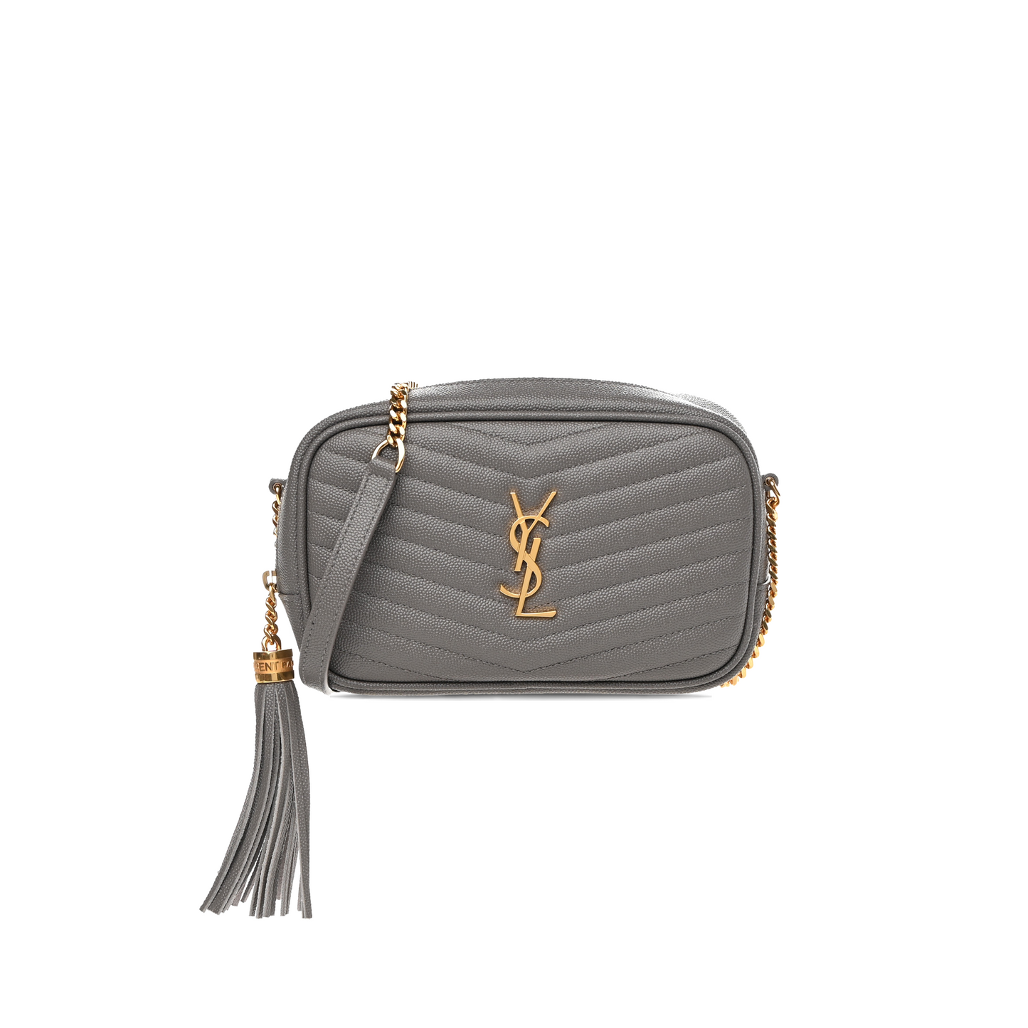 Y*L mini lou quilted camera bag natural greyย 1203358 (19*10.5*5cm)