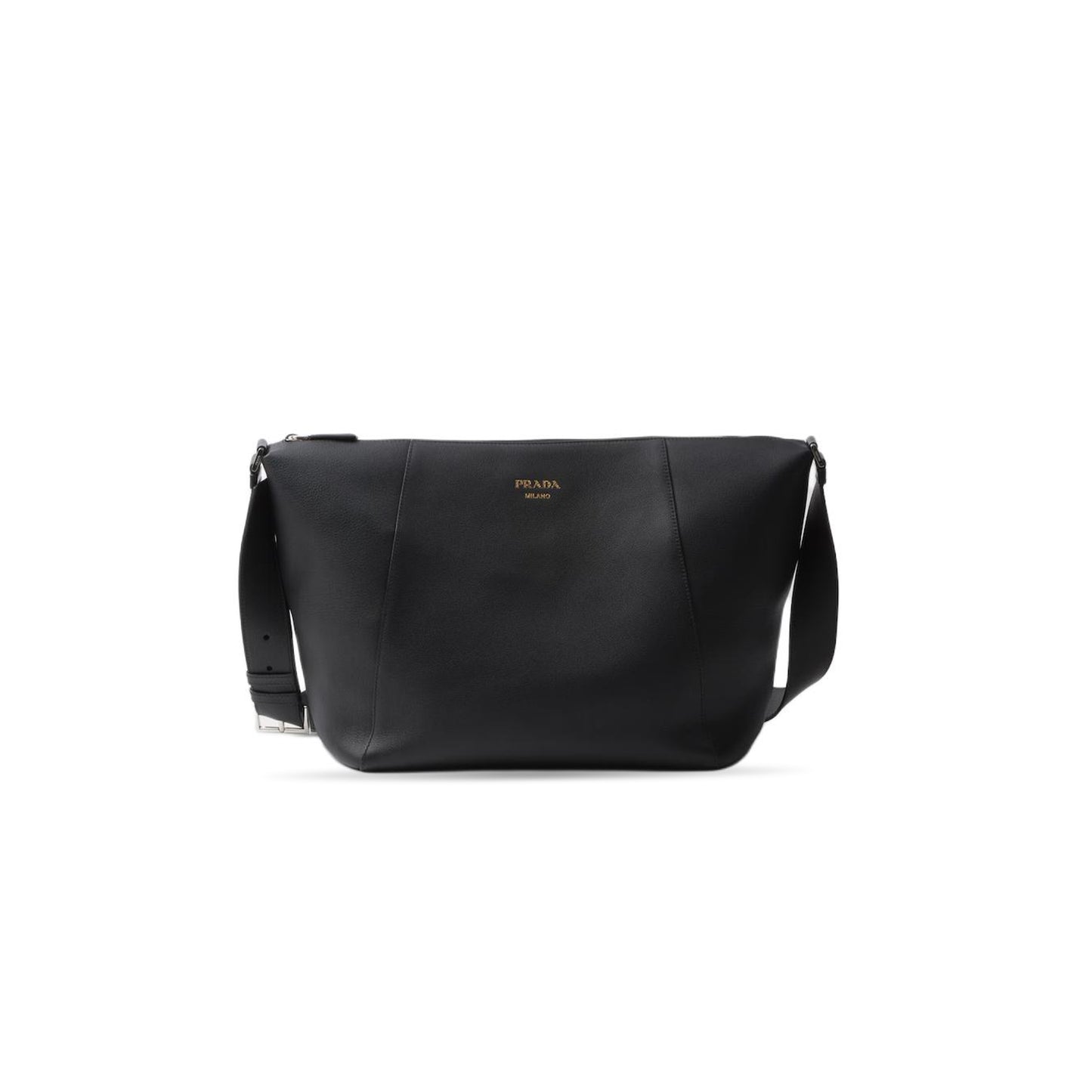 Pra*a logo-stamp leather shoulder bag 2vh177 (30*27.5*14cm)